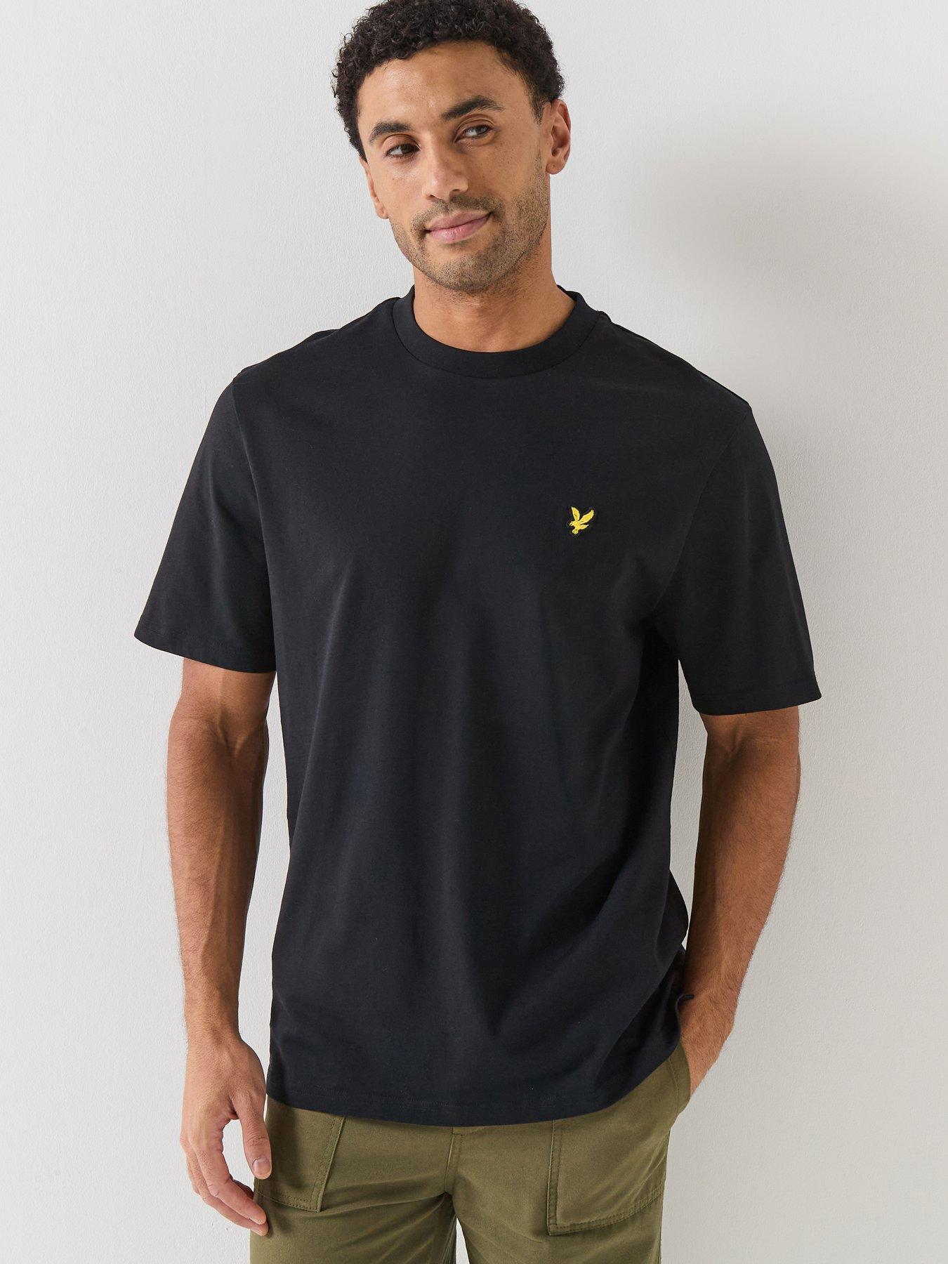 lyle-scott-oversized-t-shirt-blackfront