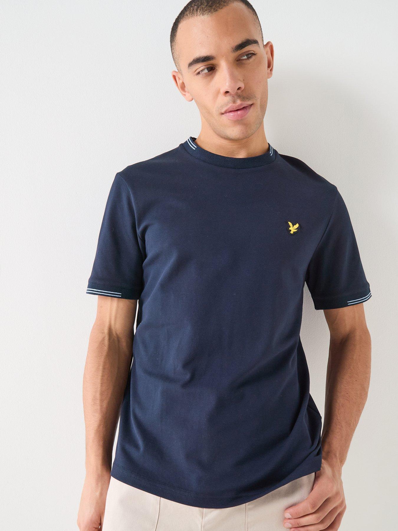 lyle-scott-quarter-tipped-t-shirt-navyfront