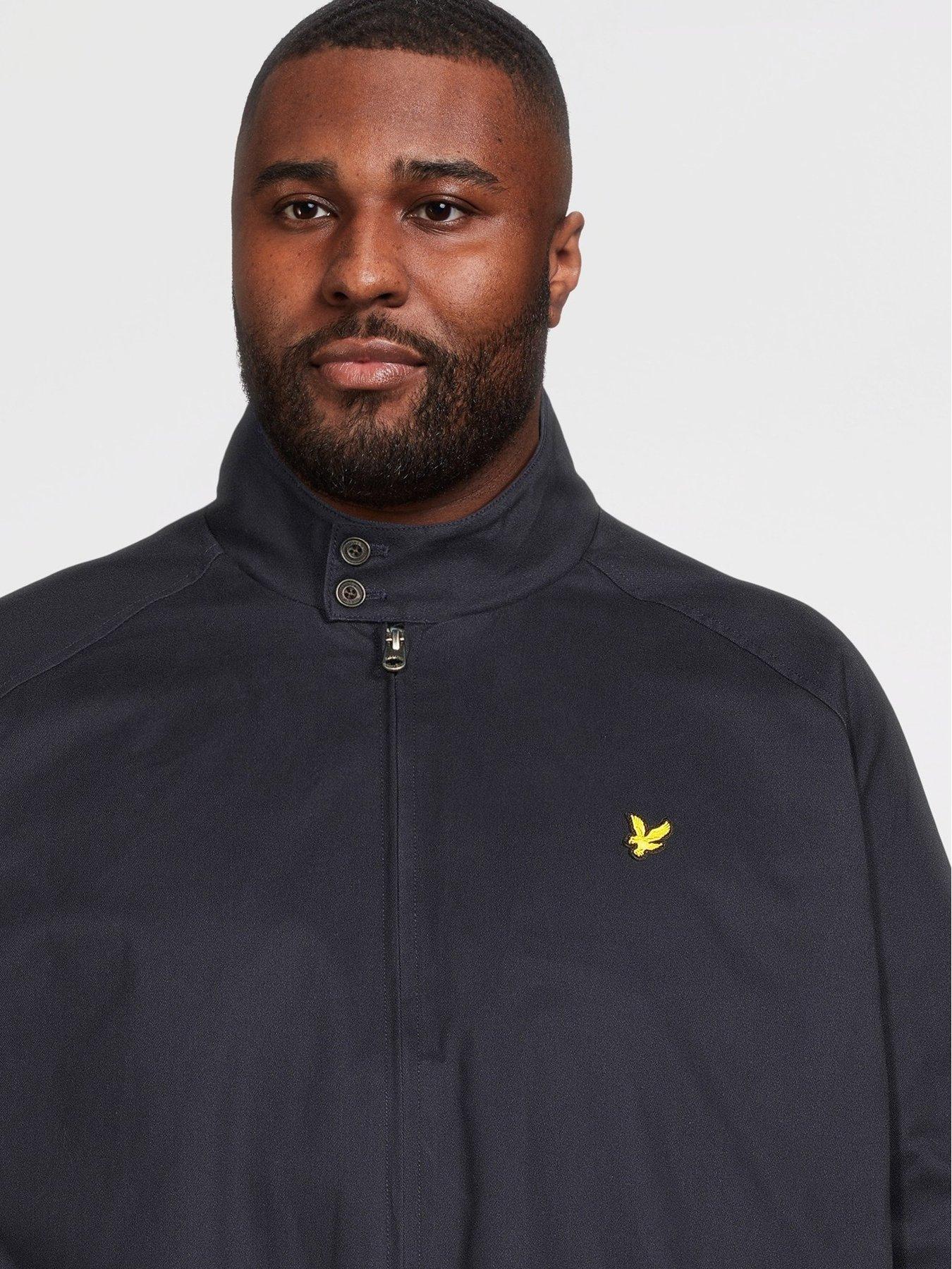lyle-scott-big-tall-cotton-blend-harrington-jacket-navyoutfit