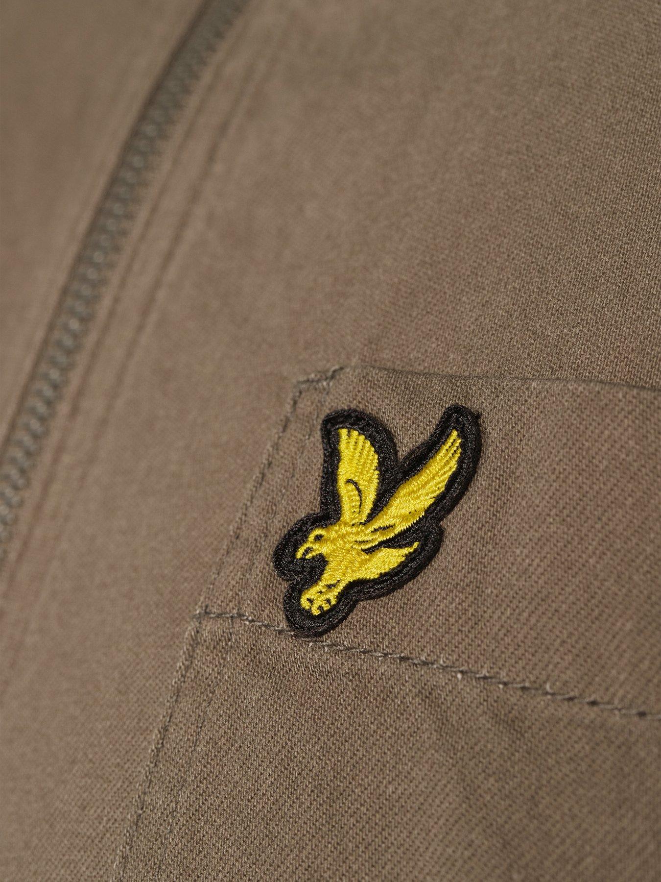 lyle-scott-big-tall-enzyme-wash-zip-through-overshirt-khakidetail