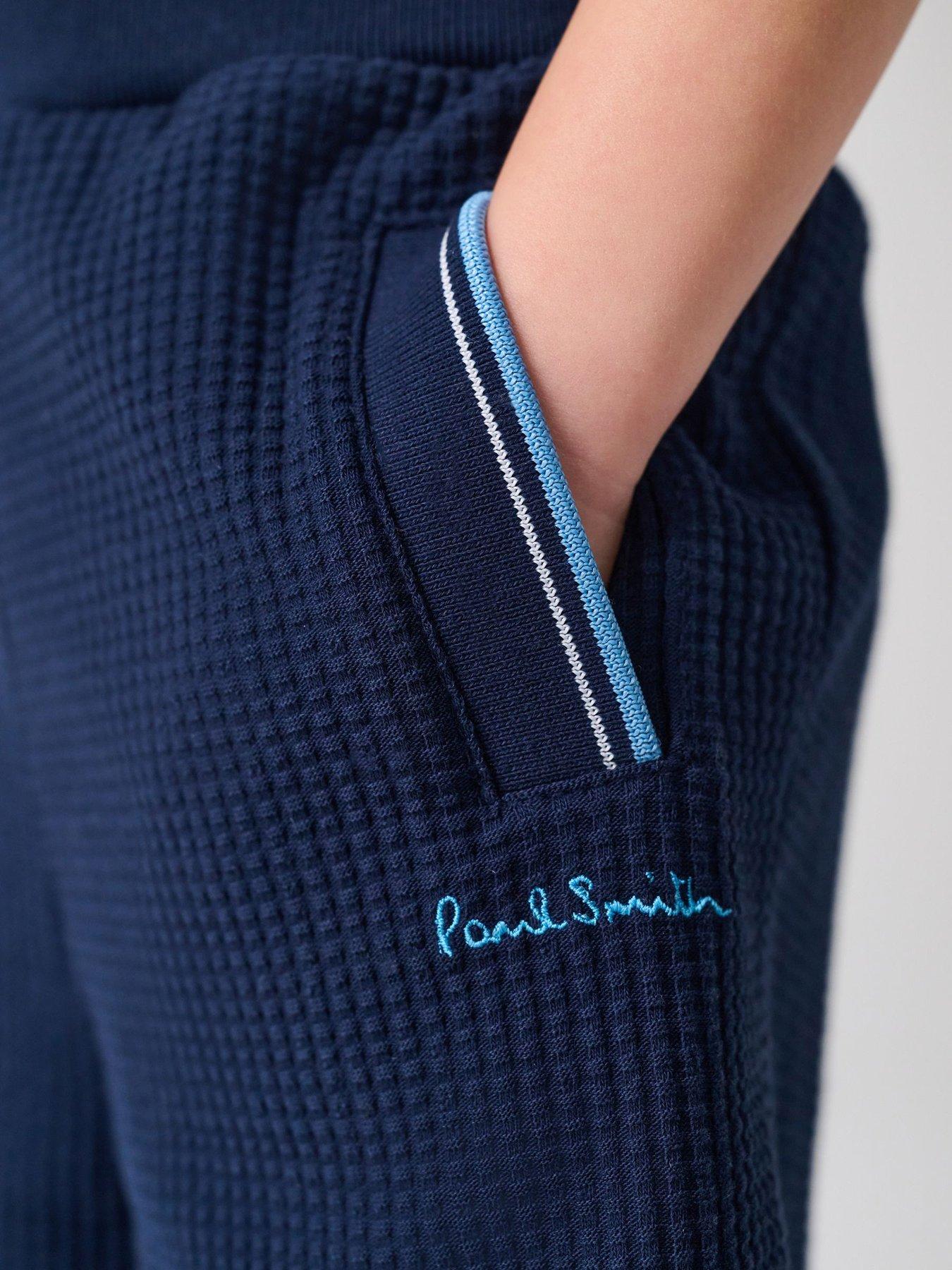 paul-smith-junior-younger-boys-textured-shirt-set-navyoutfit