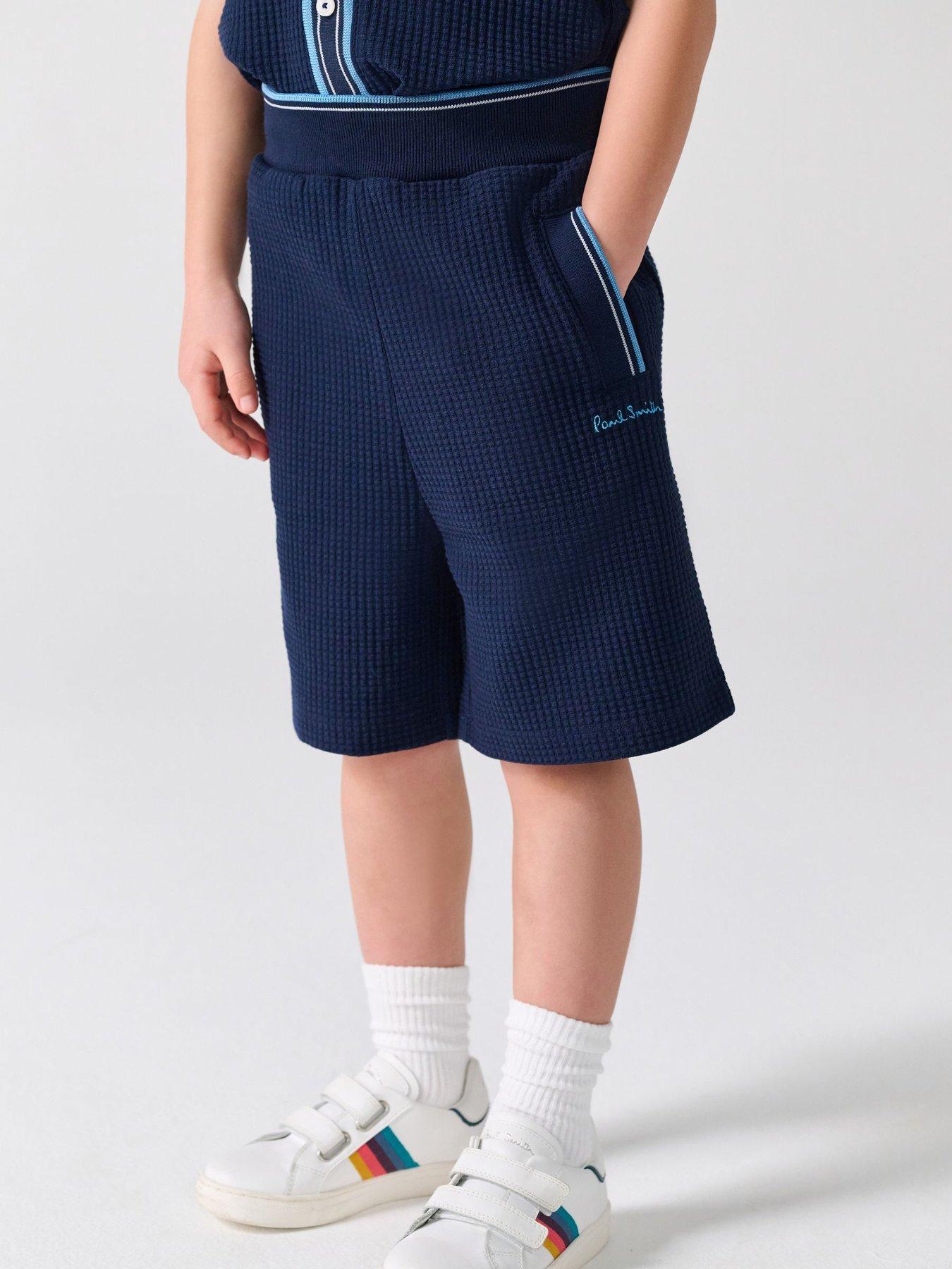 paul-smith-junior-younger-boys-textured-shirt-set-navydetail