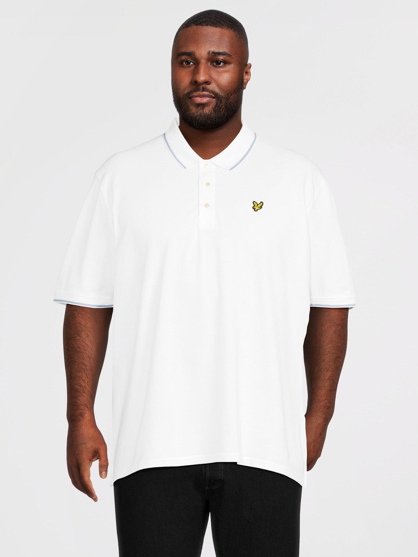 lyle-scott-big-tall-tipped-polo-shirt-whitefront