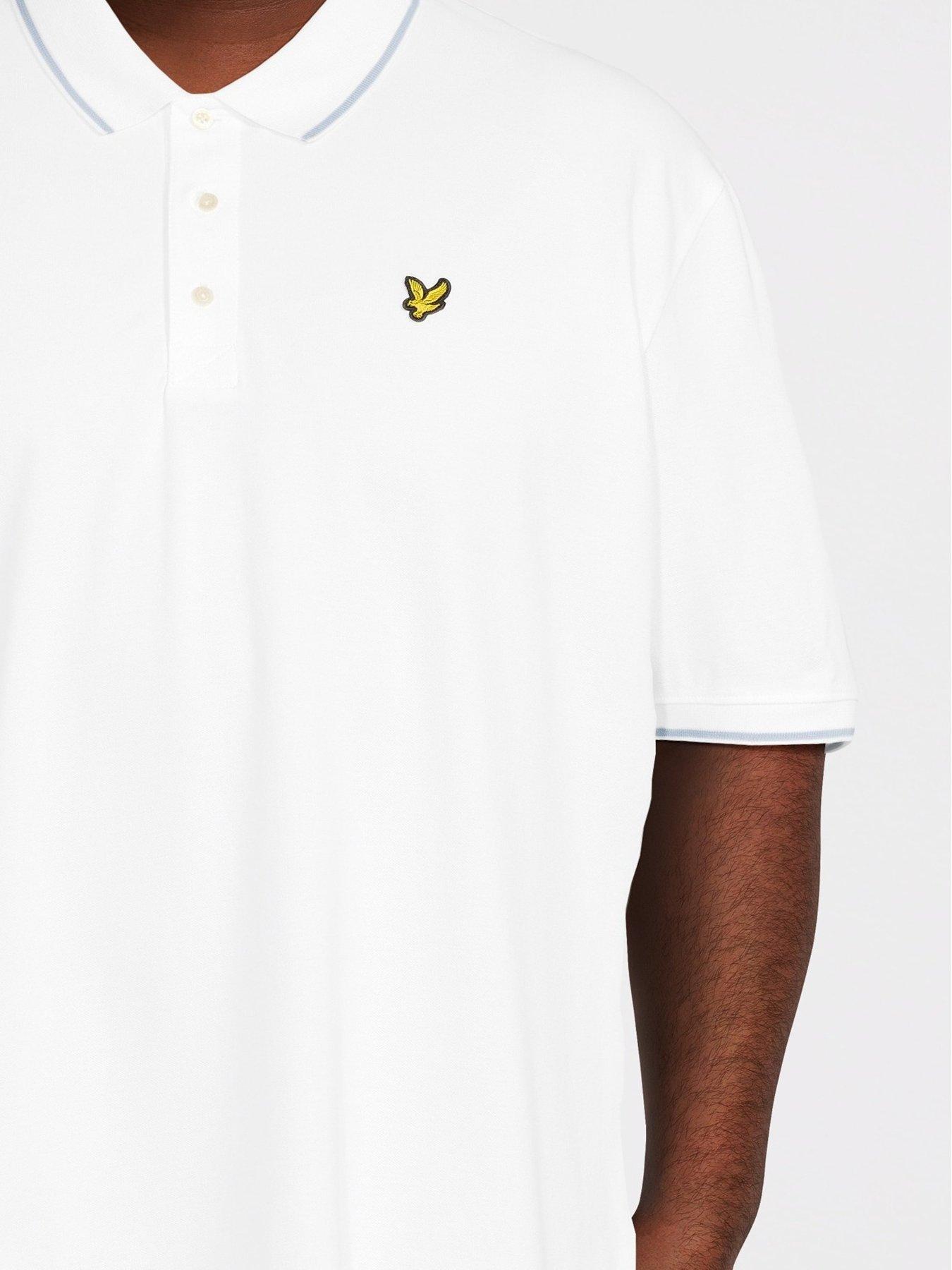lyle-scott-big-tall-tipped-polo-shirt-whiteoutfit