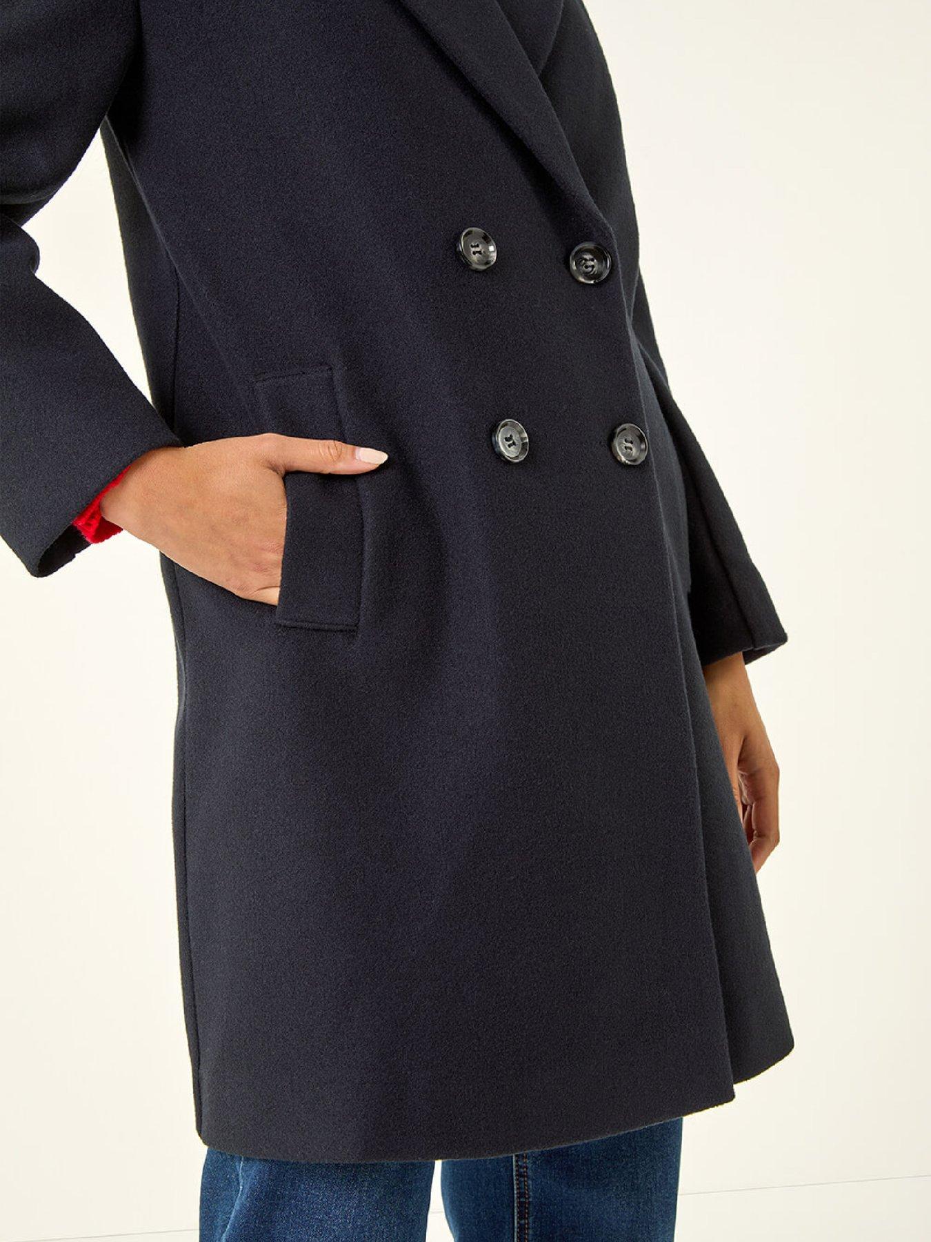 roman-petite-double-breasted-revere-collar-coat-navyoutfit