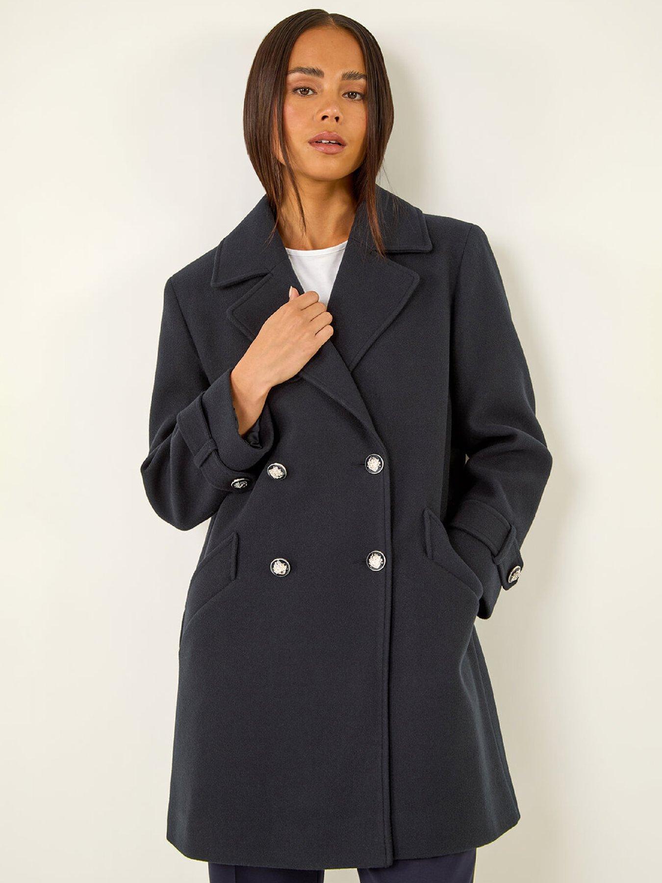 roman-petite-double-breasted-collared-peacoat-navy