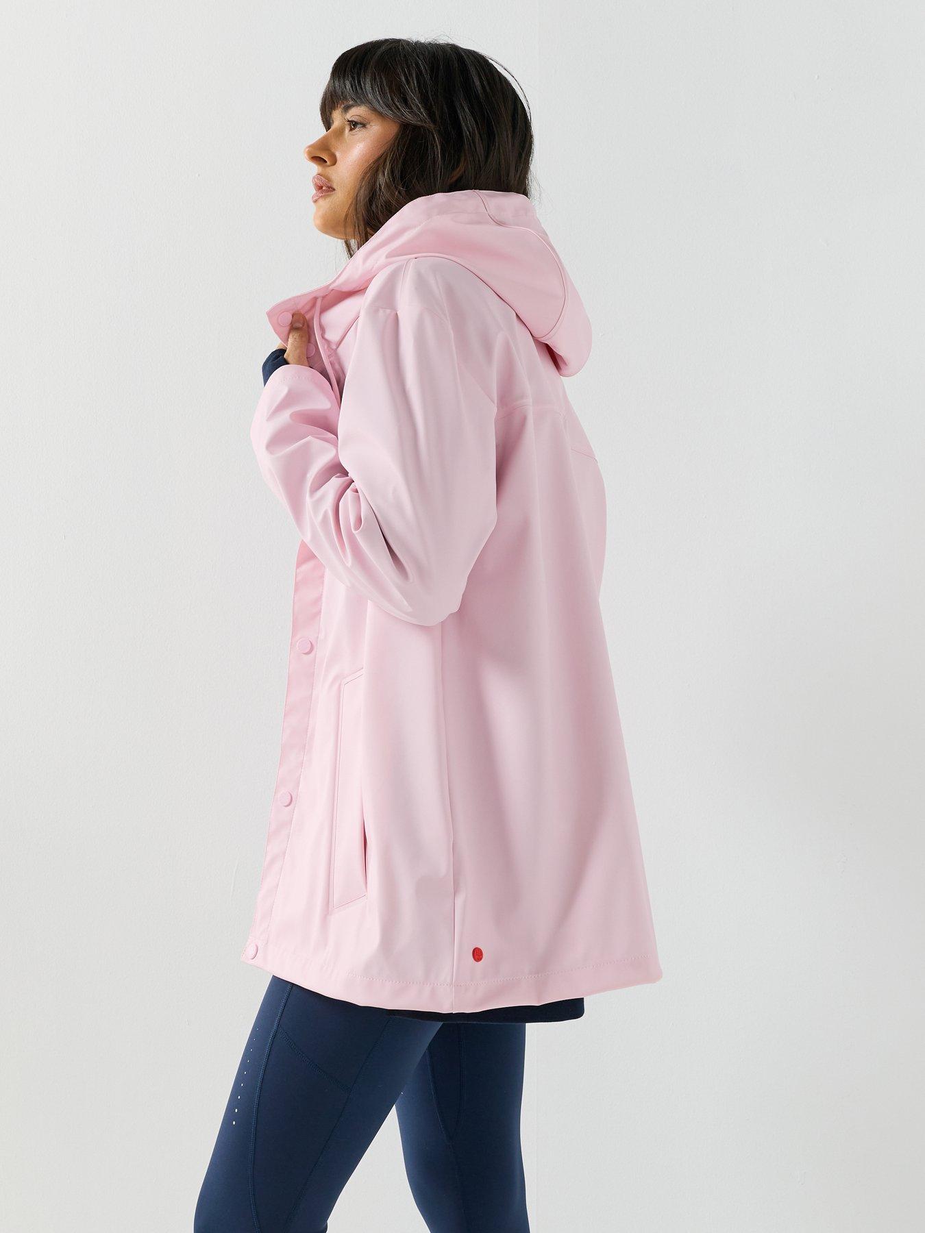 Image 6 of 6 of Hunter Izzy Pu Hooded Jacket - Parfait Pink