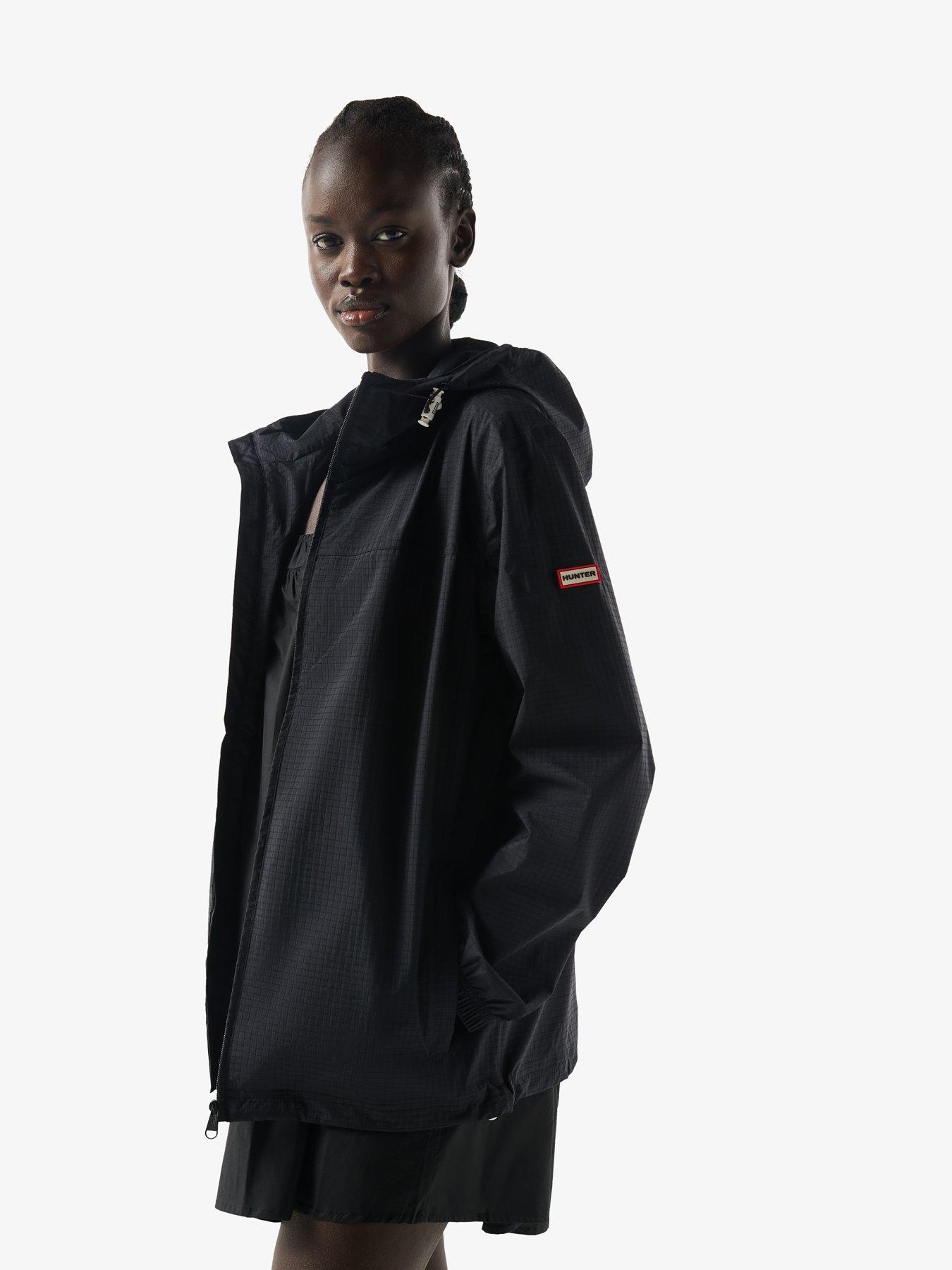 Image 3 of 4 of Hunter Packable Rain Jacket - Black