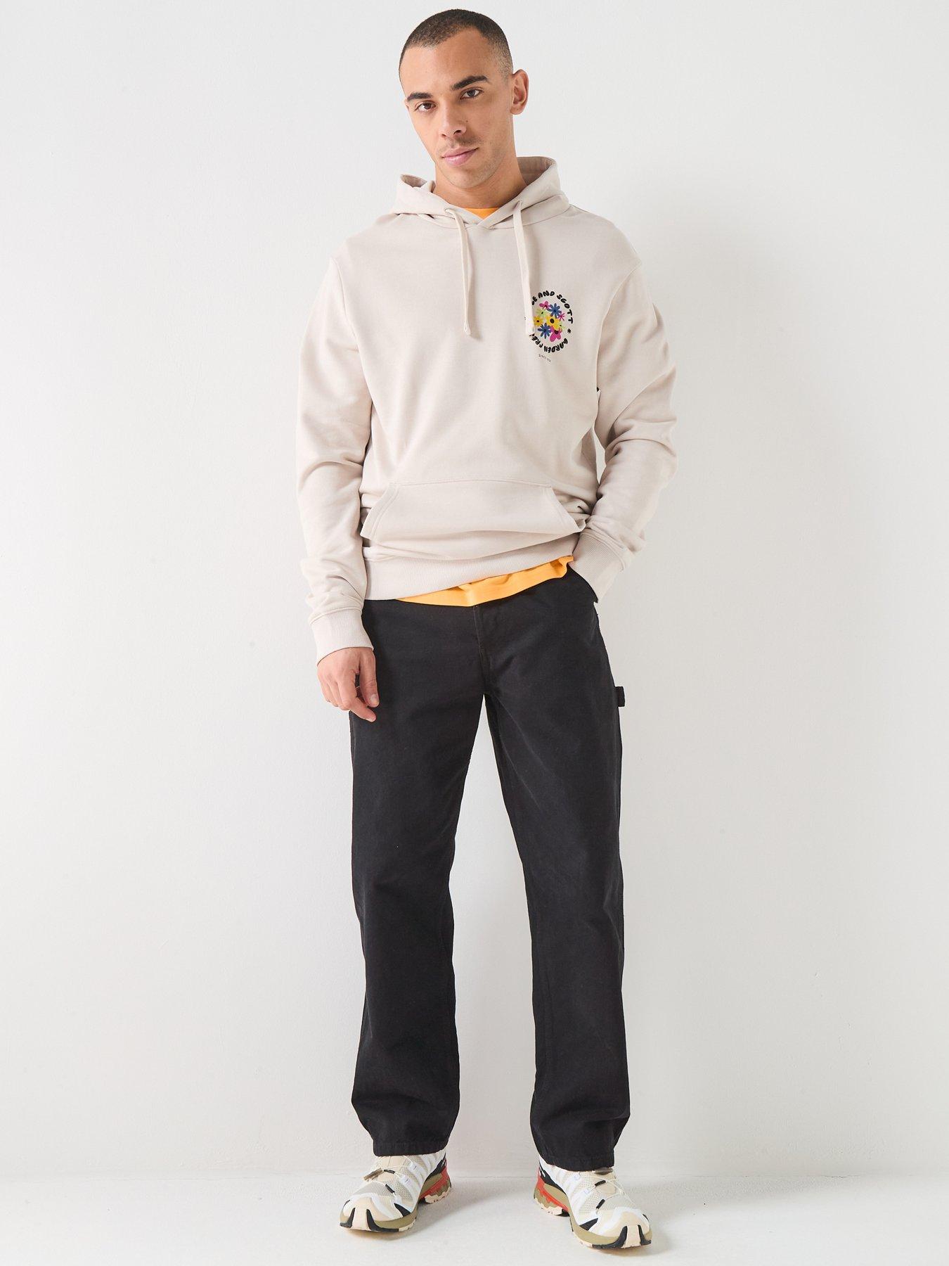 Image 5 of 6 of Lyle & Scott Nature Graphic Pullover Hoodie - Beige