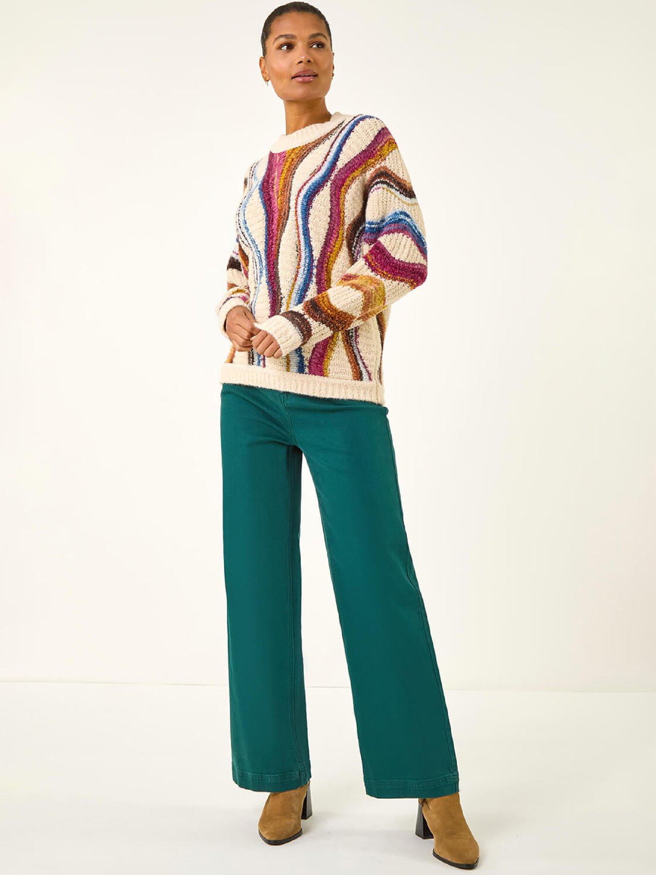 roman-abstract-stripe-knit-jumper-ivoryback