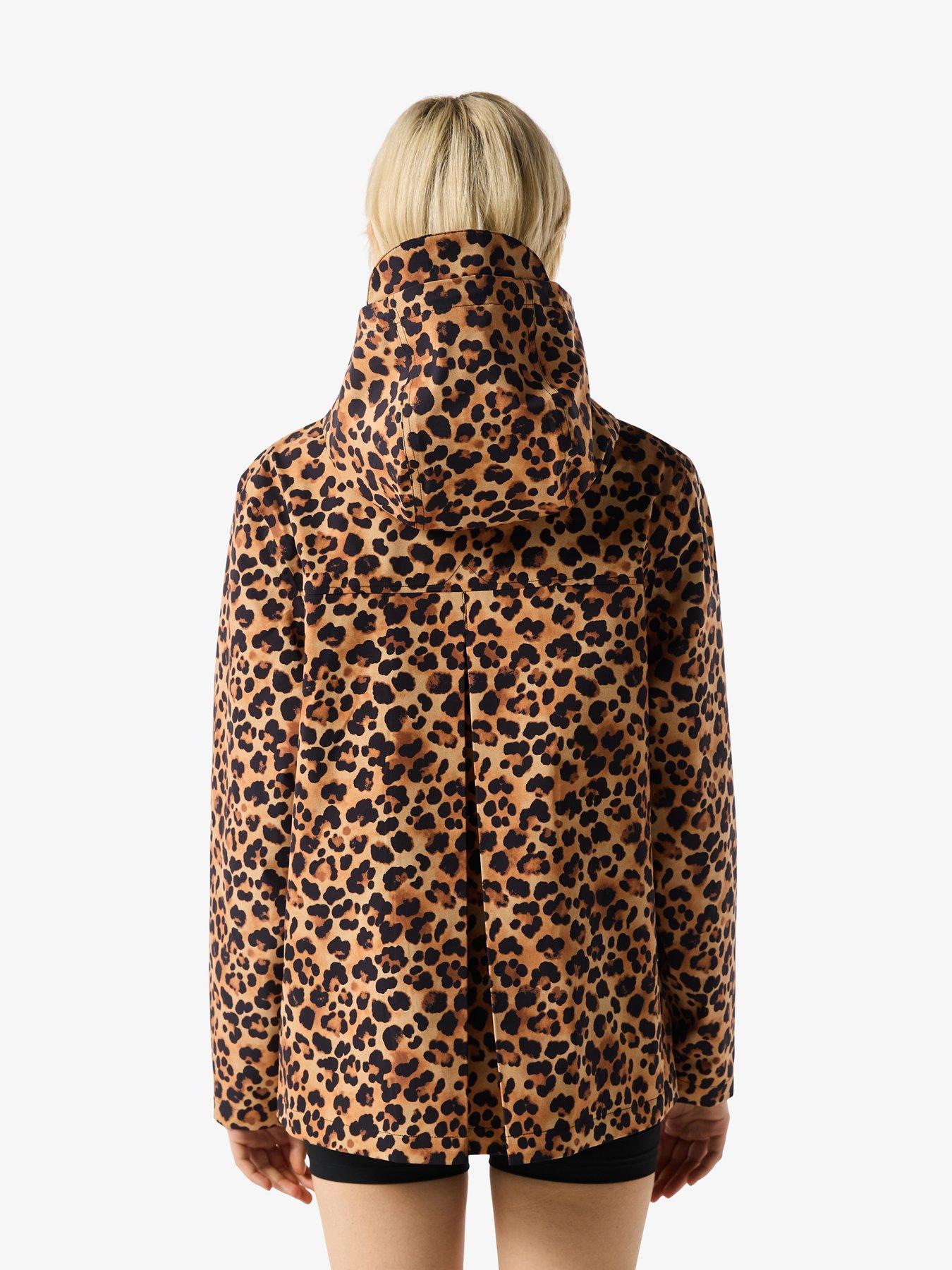 Image 2 of 4 of Hunter Original Waterproof Printed Jacket - Leopard