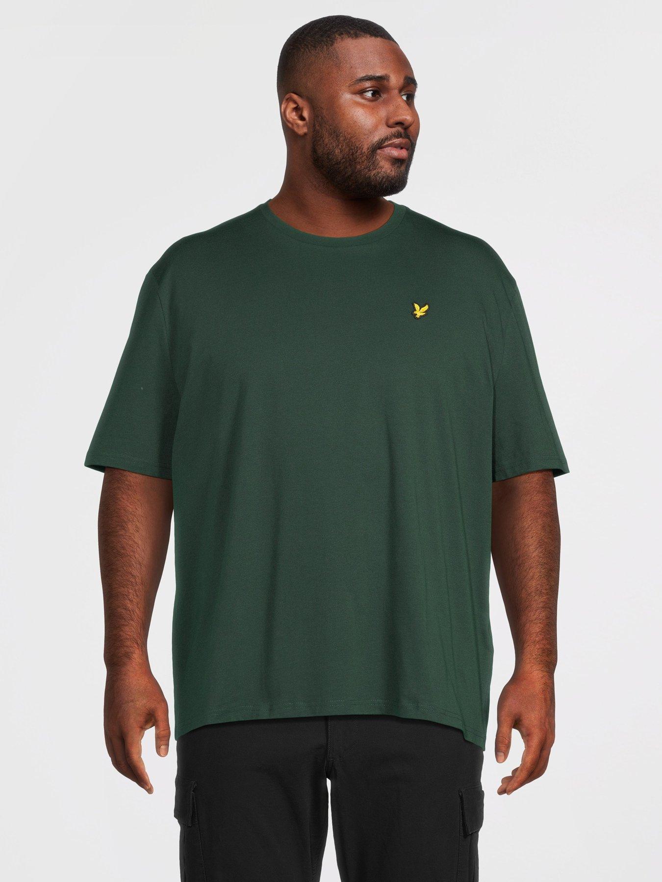 Image 1 of 5 of Lyle & Scott Big Tall Plain T-Shirt - Green