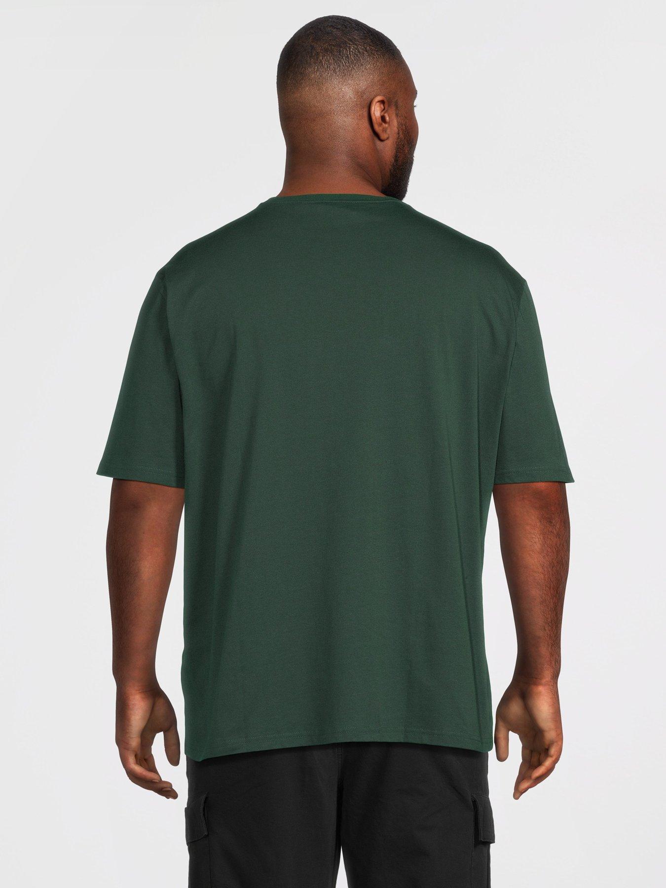 Image 2 of 5 of Lyle & Scott Big Tall Plain T-Shirt - Green