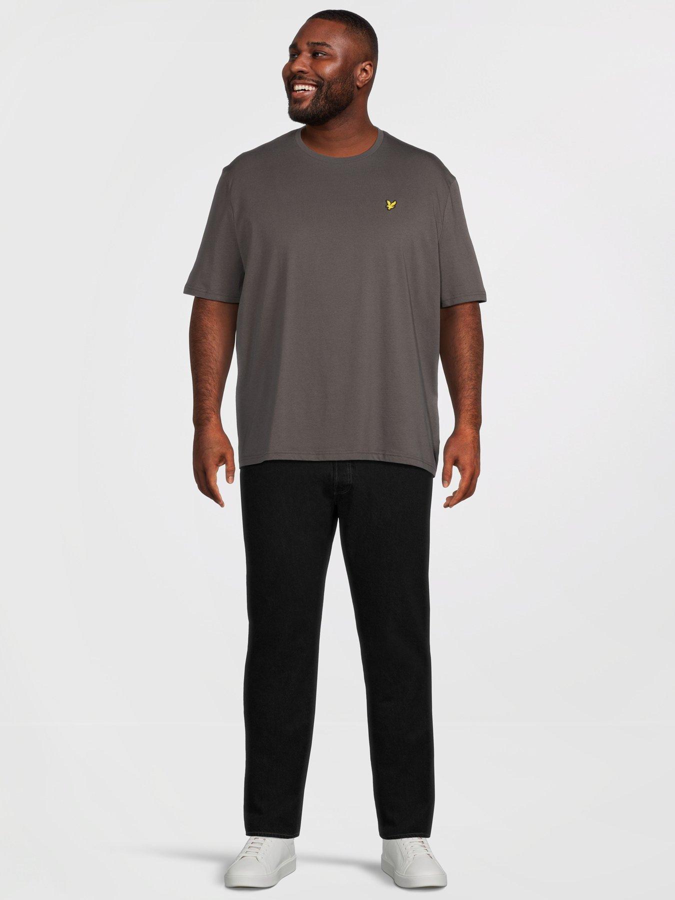 lyle-scott-big-tall-plain-t-shirt-greyback
