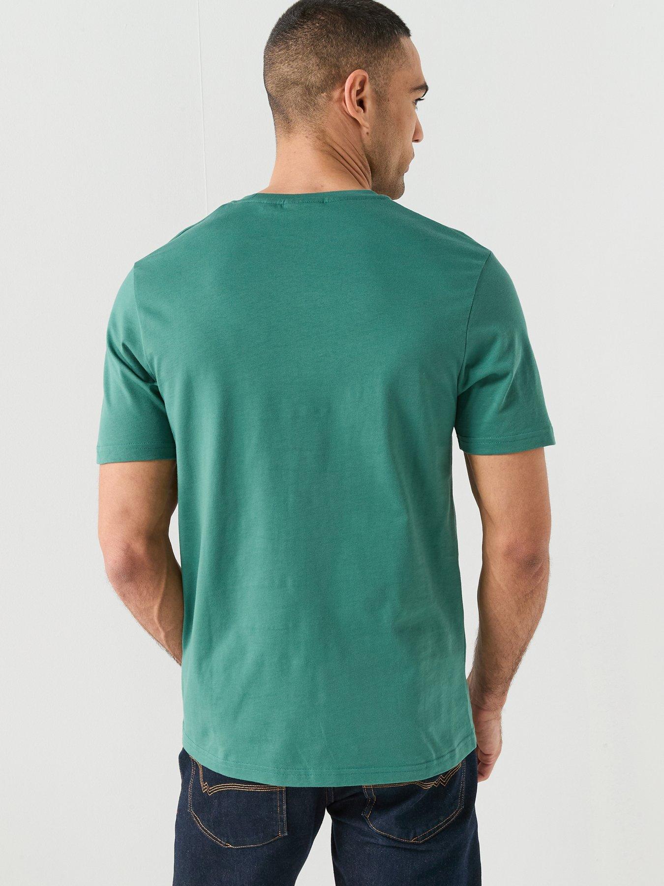 lyle-scott-lyle-amp-scott-essentials-plain-t-shirt--greenstillFront