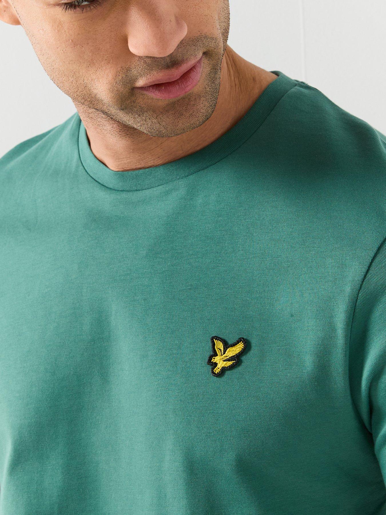 lyle-scott-lyle-amp-scott-essentials-plain-t-shirt--greenoutfit