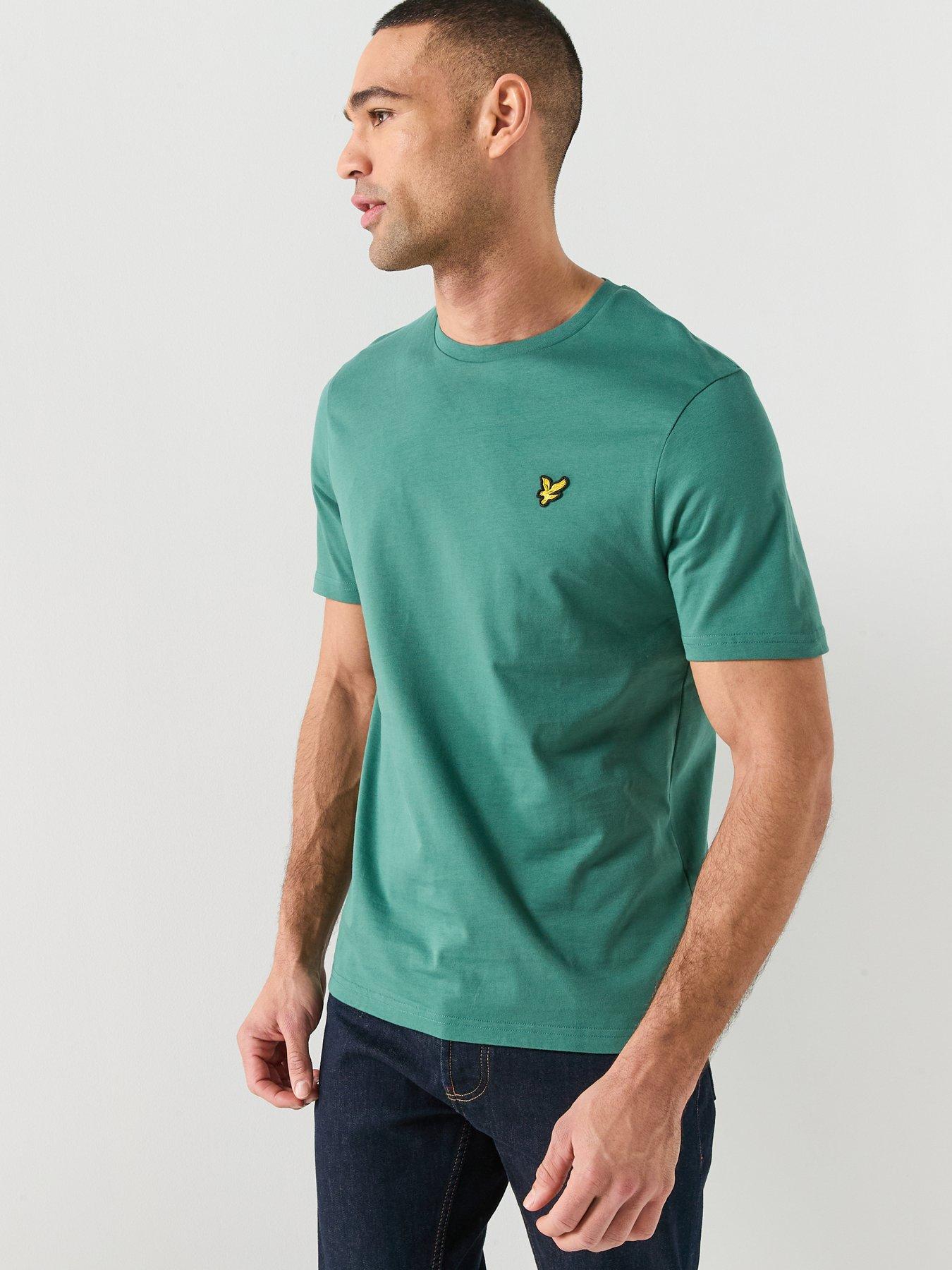 Image 5 of 5 of Lyle & Scott Lyle &amp; Scott Essentials Plain T-shirt -green