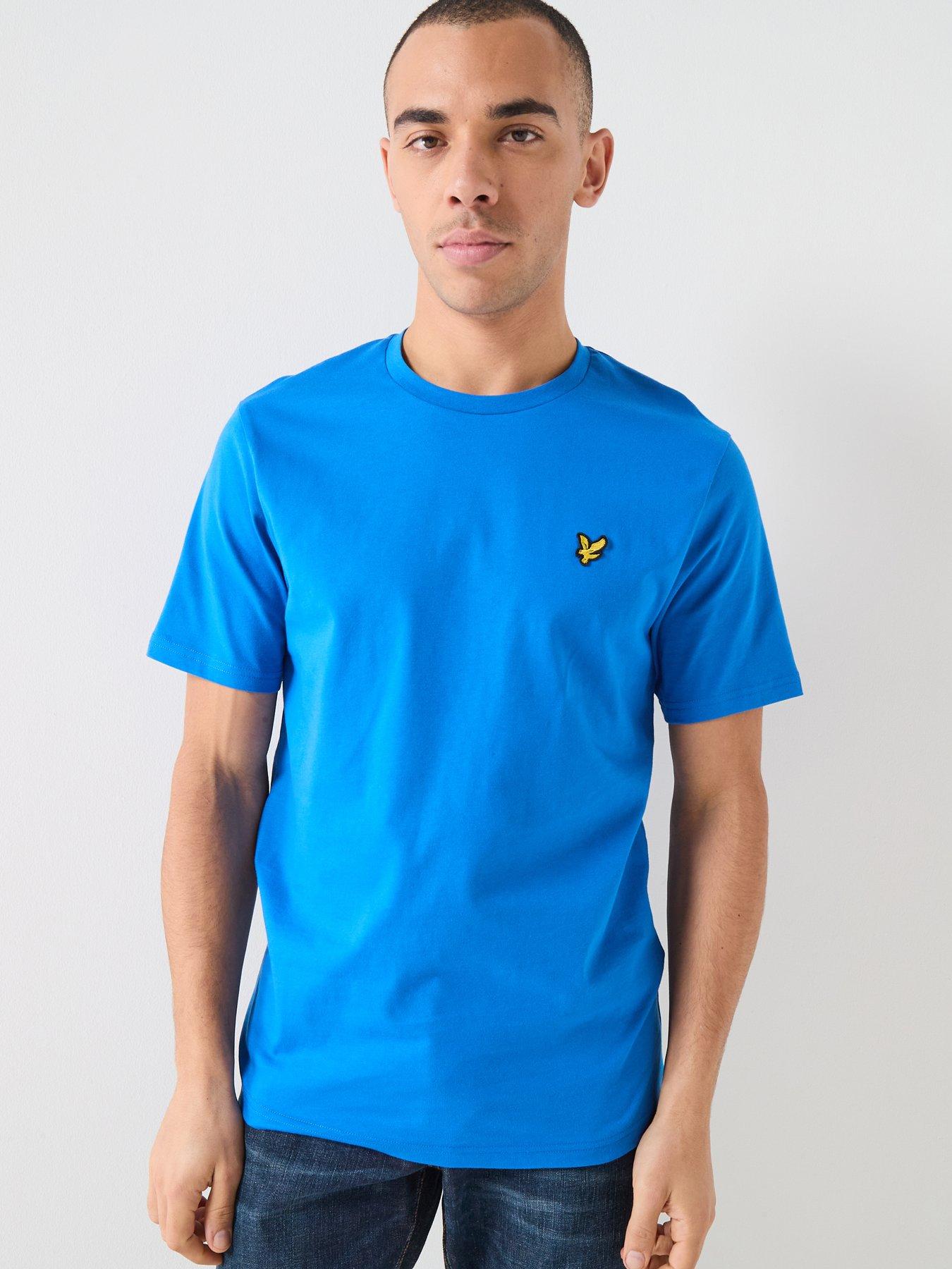 lyle-scott-essentials-plain-t-shirt-blue