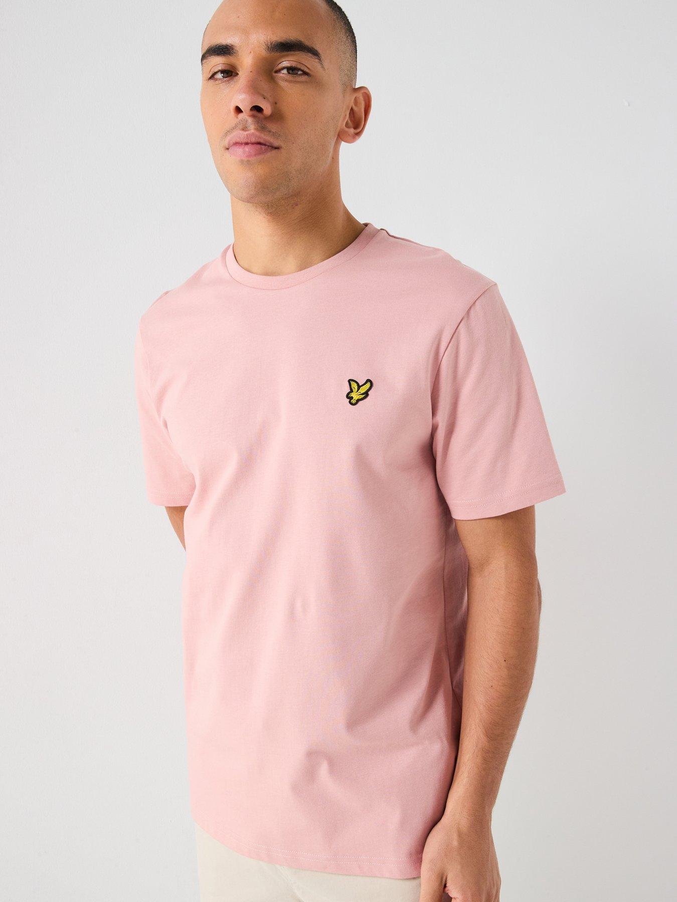 lyle-scott-essentials-plain-t-shirt-pink