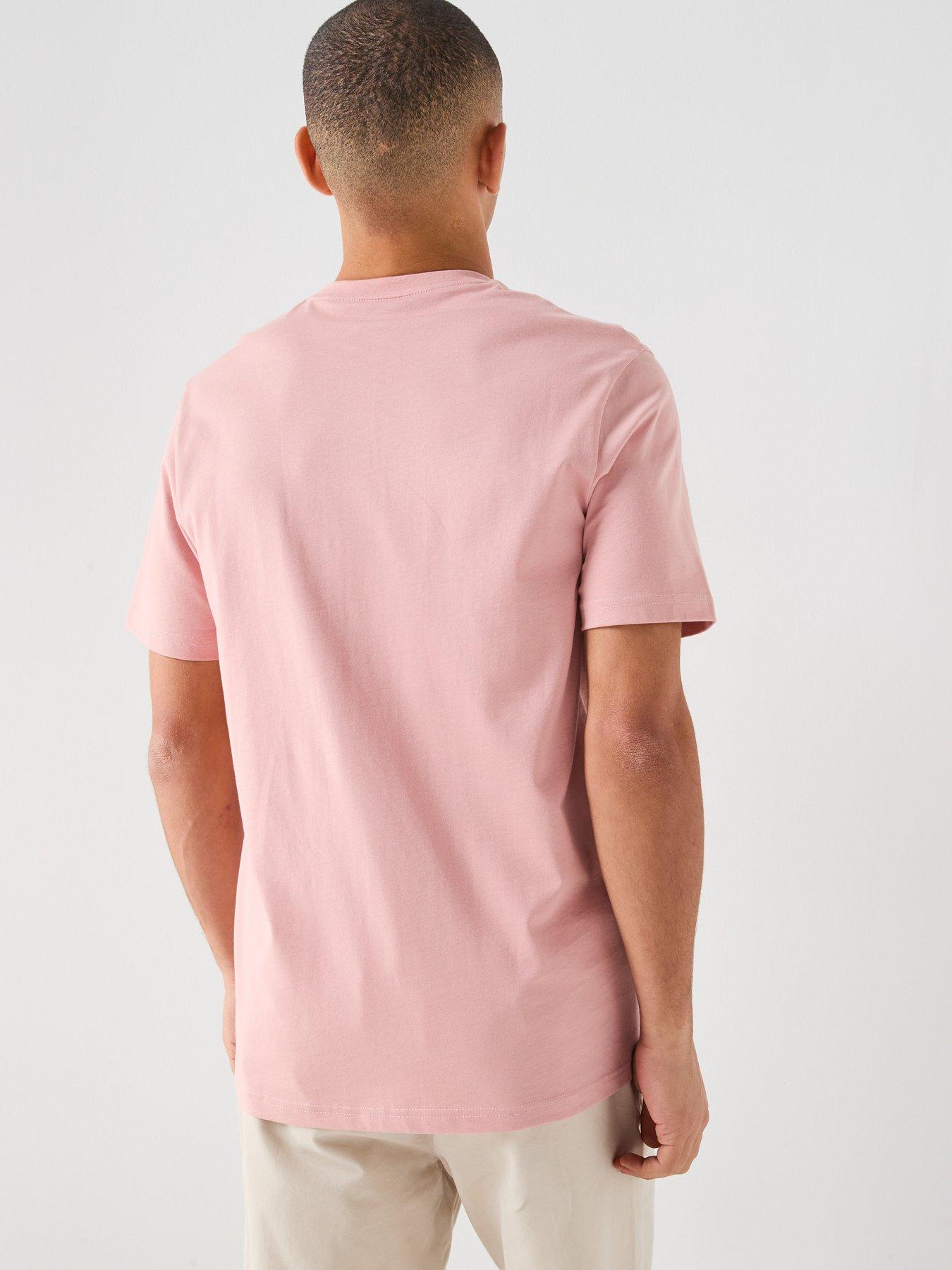 lyle-scott-essentials-plain-t-shirt-pinkstillFront