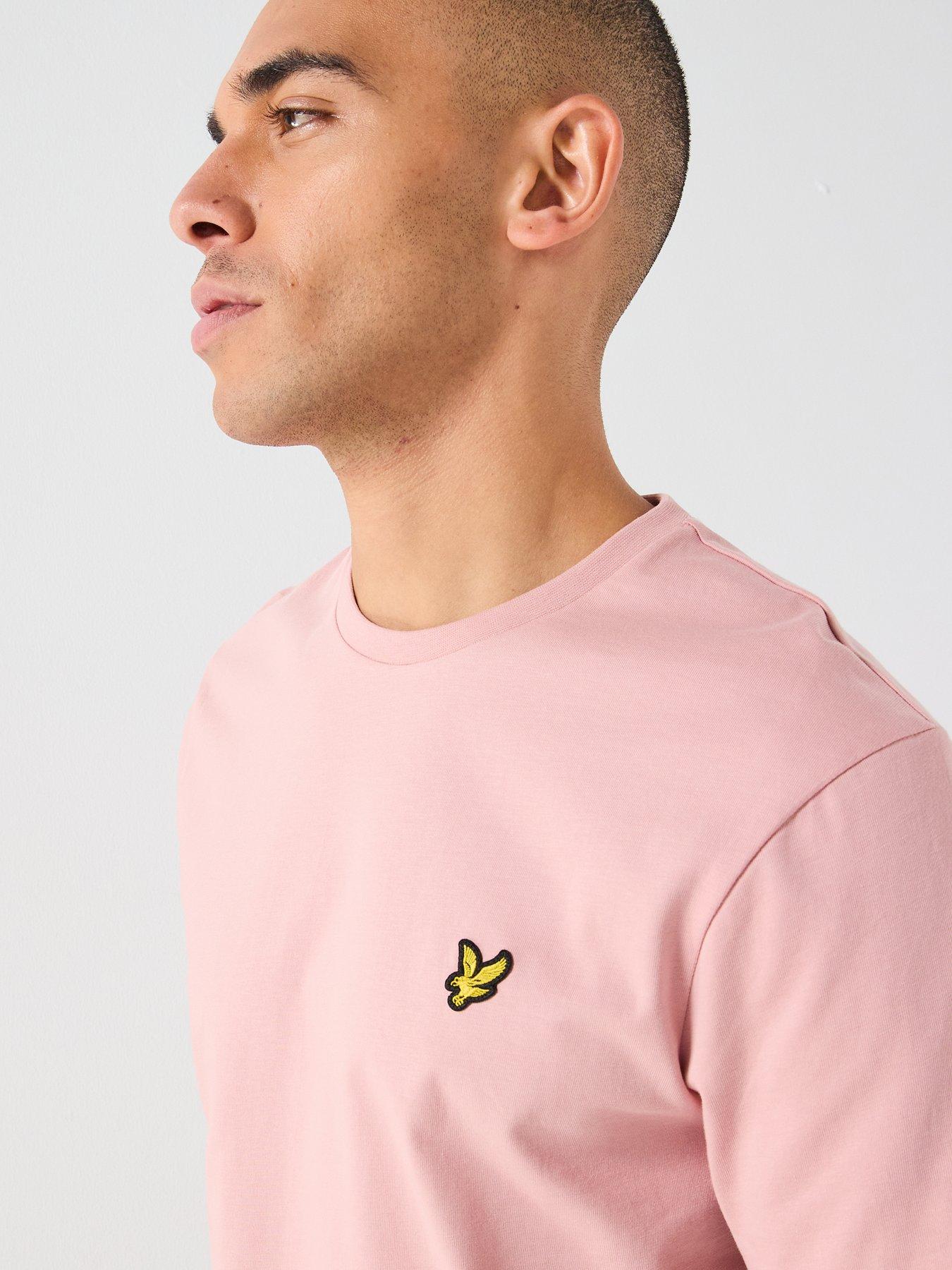 lyle-scott-essentials-plain-t-shirt-pinkoutfit