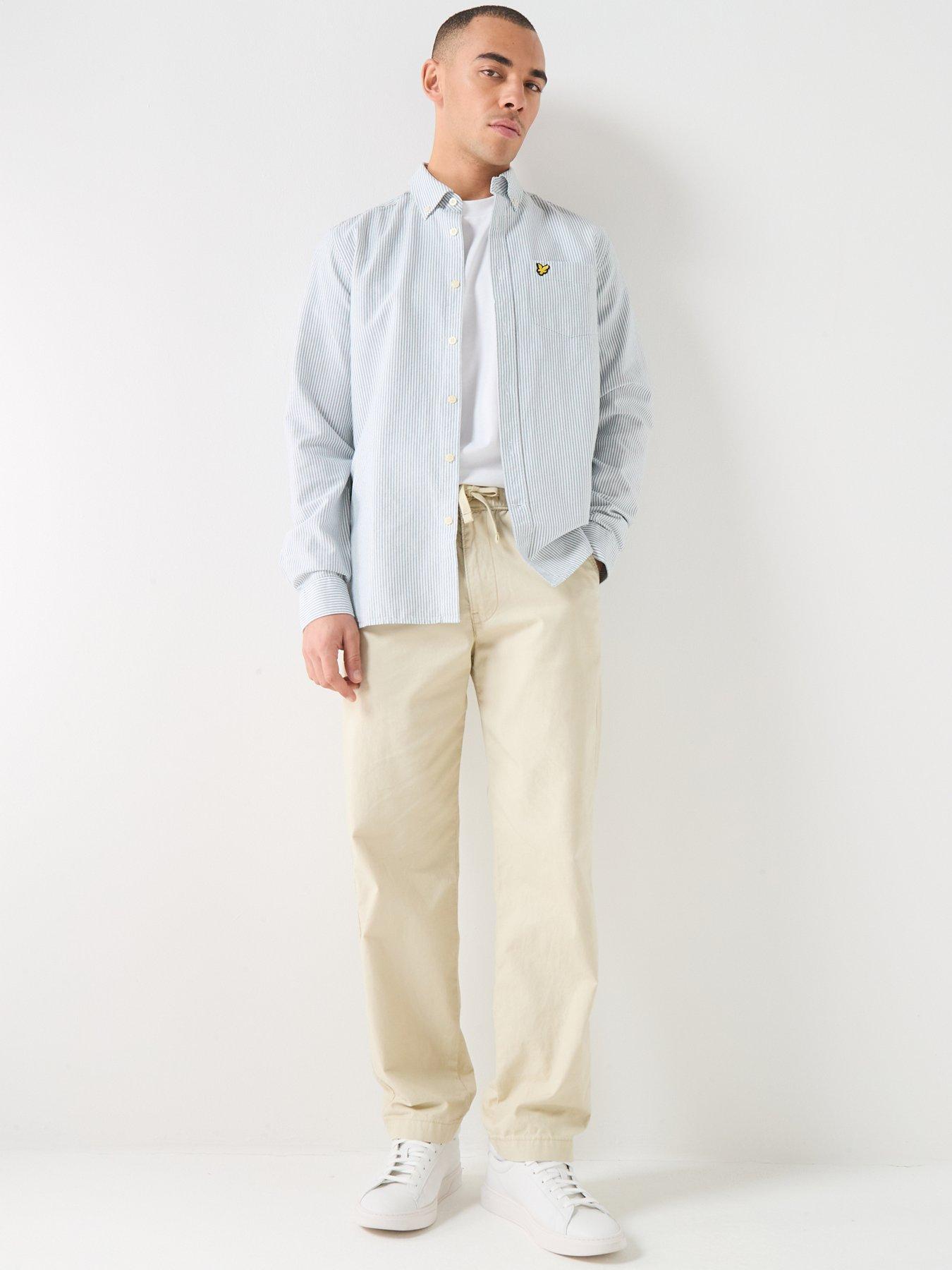 lyle-scott-lyle-amp-scott-stripe-oxford-shirt--greyback