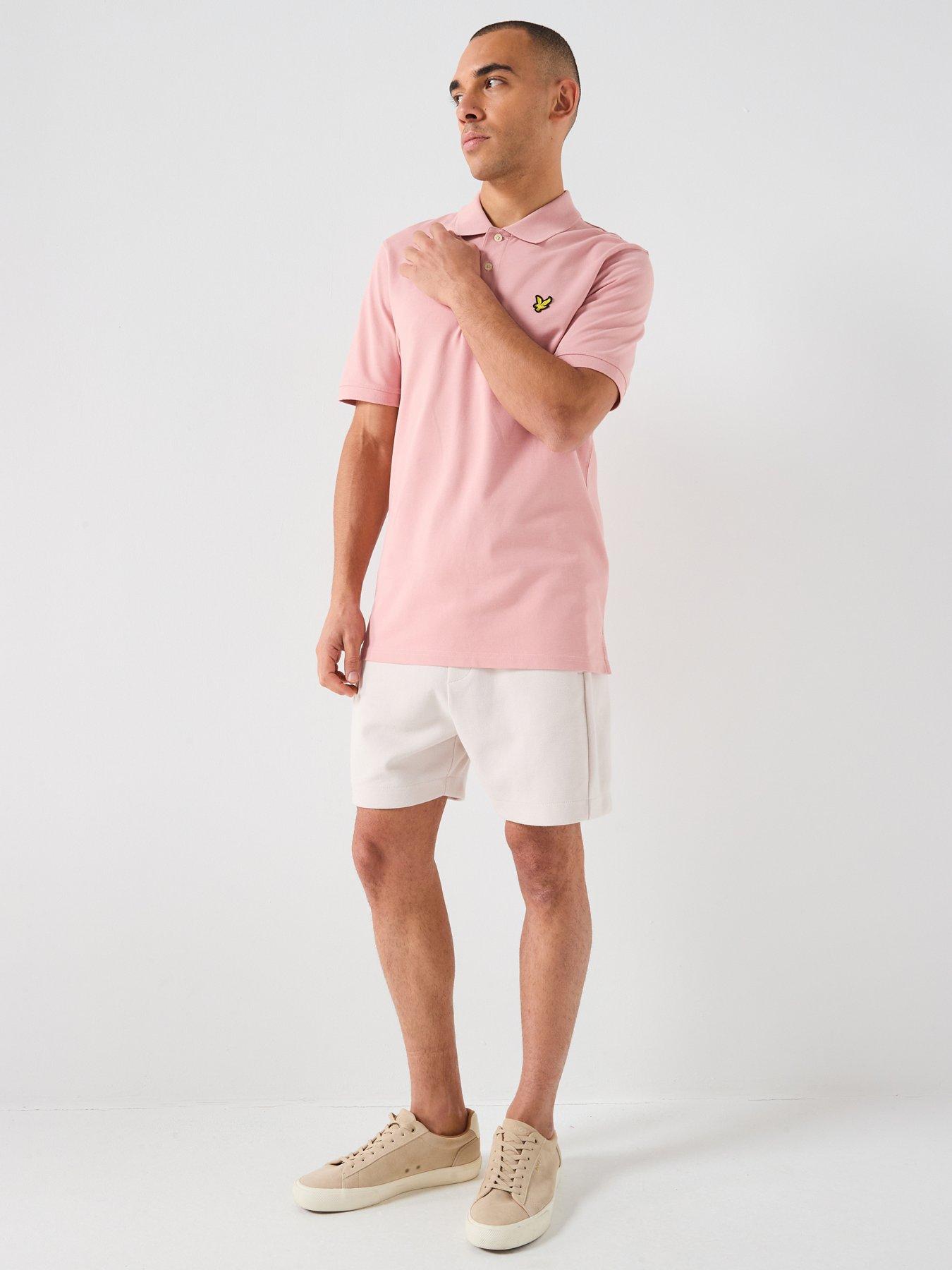 lyle-scott-lyle-amp-scott-pique-track-shorts--pinkback