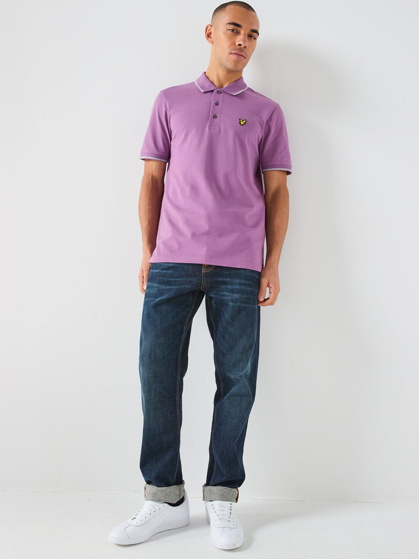 lyle-scott-tipped-polo-shirt-light-purpleback