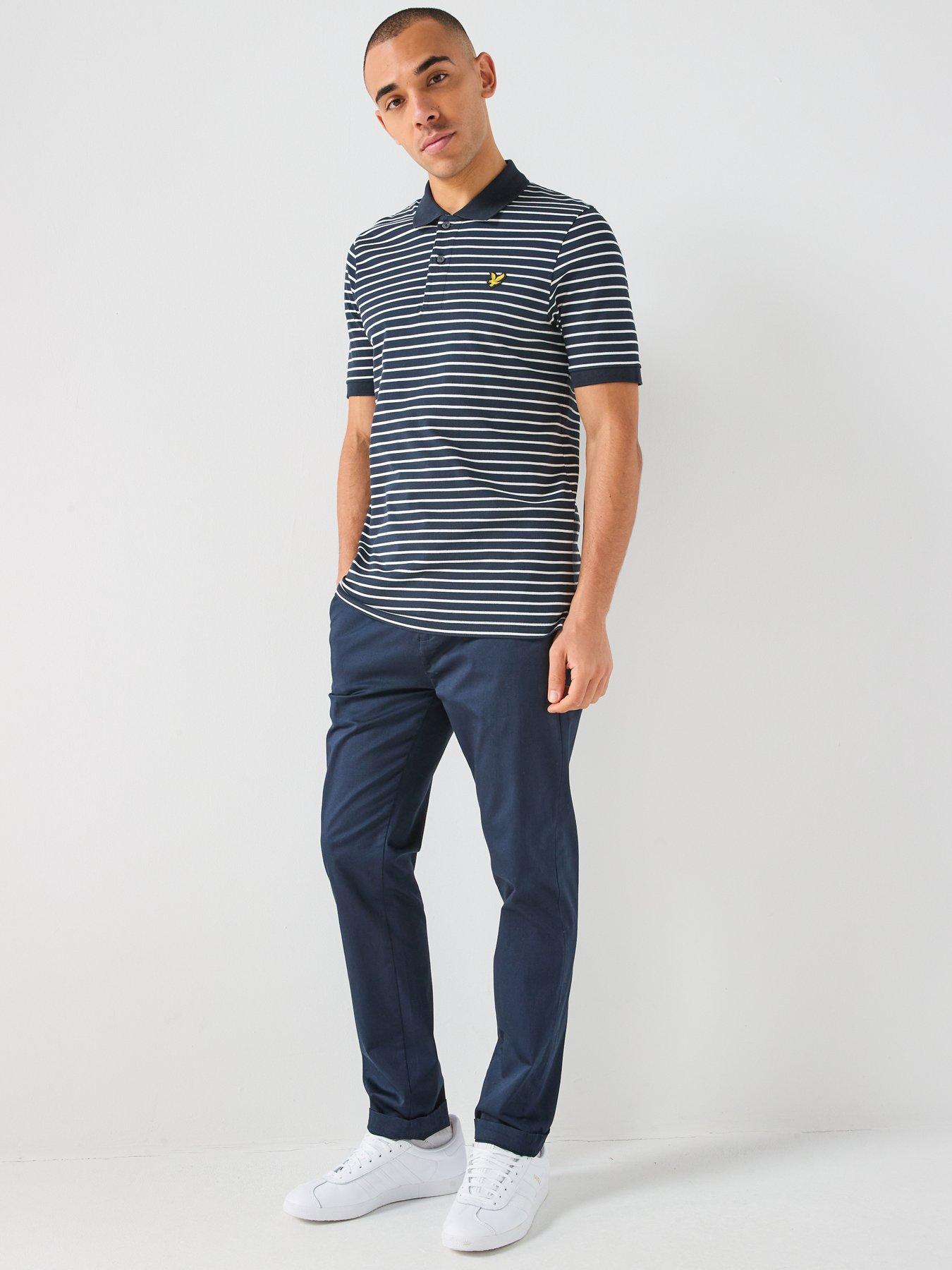 lyle-scott-lyle-amp-scott-pique-breton-polo-shirt--navyback