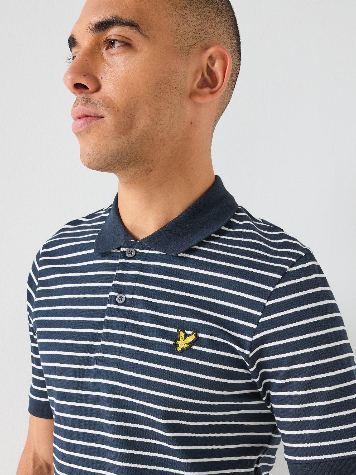 lyle-scott-lyle-amp-scott-pique-breton-polo-shirt--navyoutfit