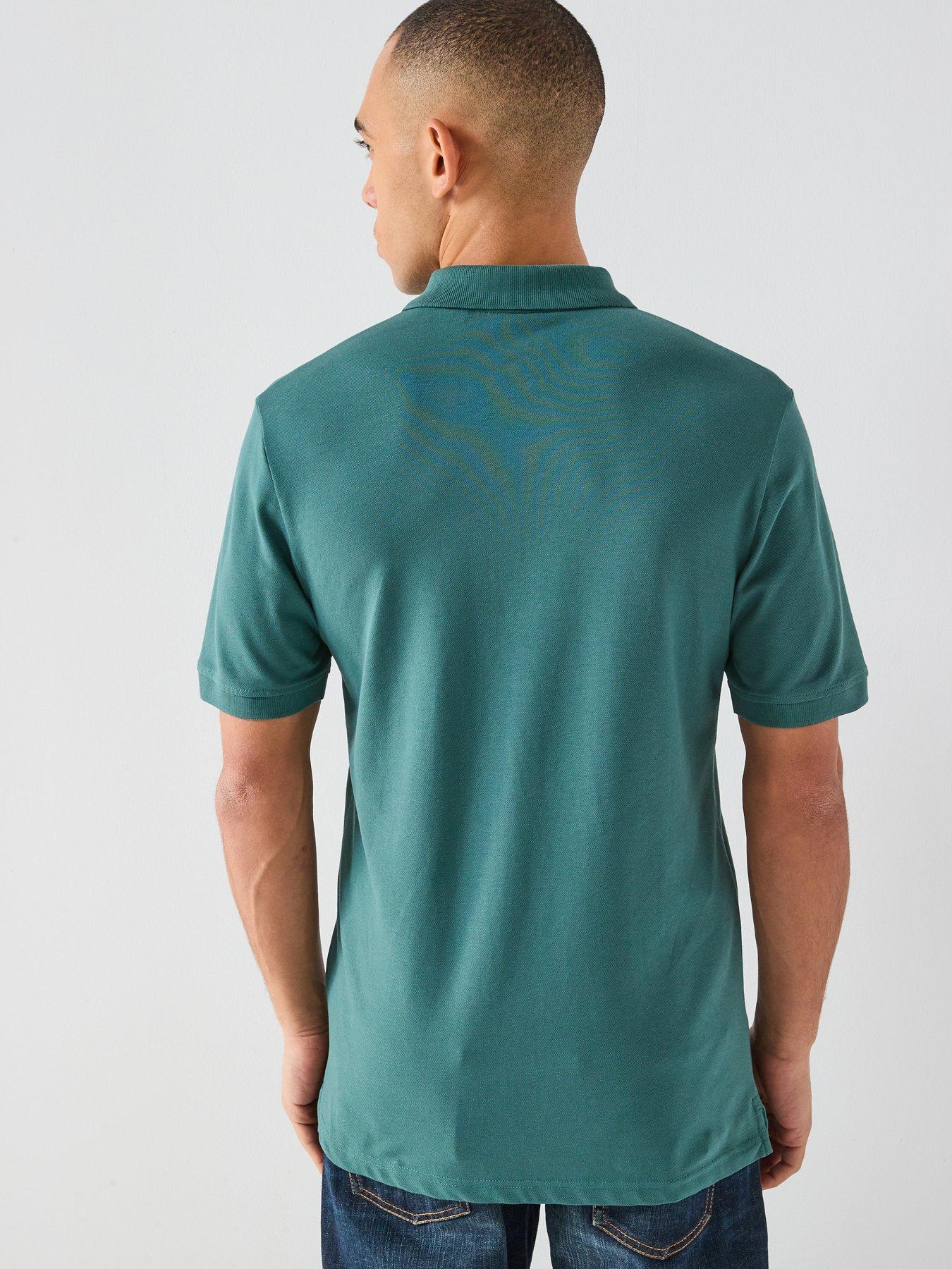 lyle-scott-essentials-plain-polo-shirt-greenstillFront