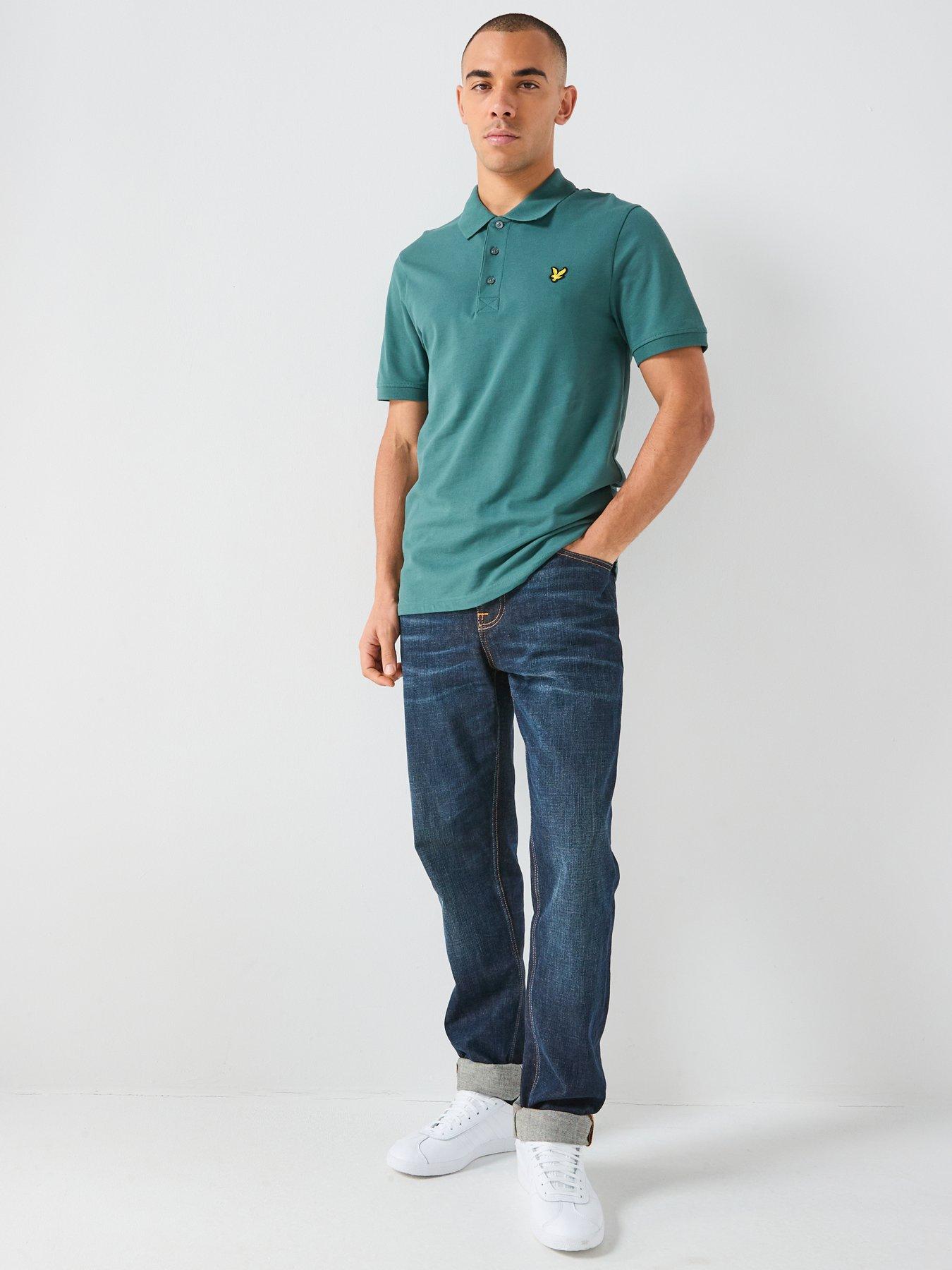lyle-scott-essentials-plain-polo-shirt-greenback