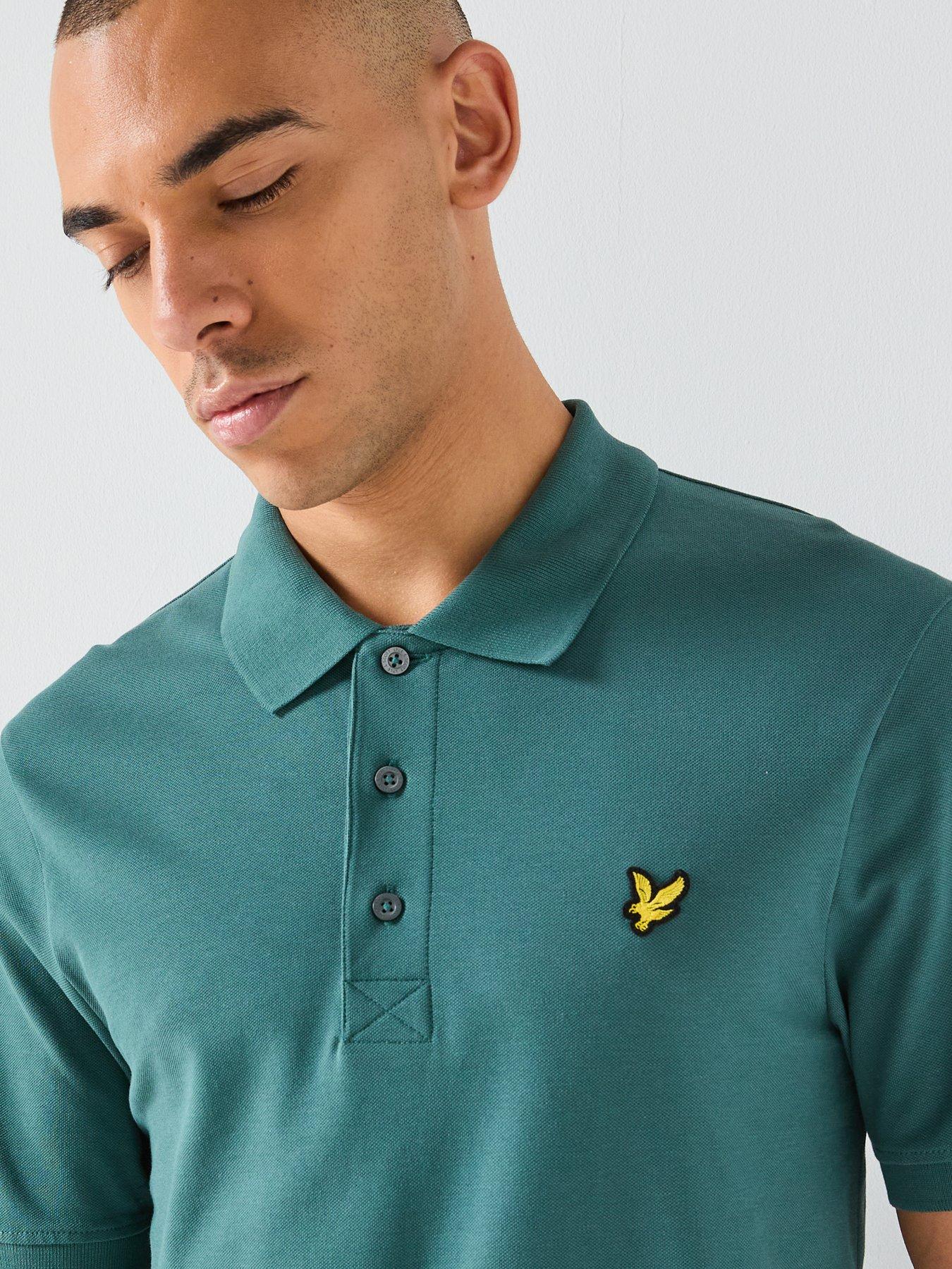 lyle-scott-essentials-plain-polo-shirt-greenoutfit