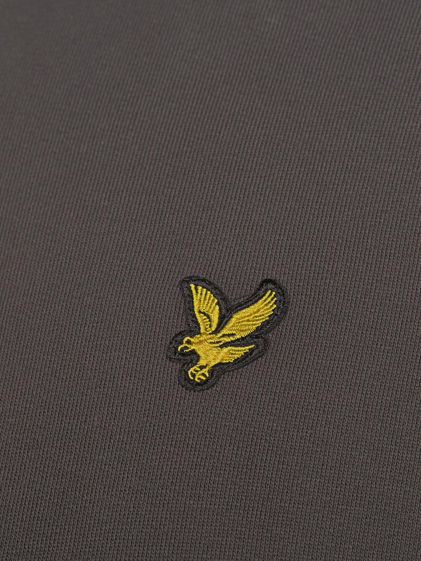 lyle-scott-big-tall-loopback-quarter-zip-sweatshirt-greyoutfit