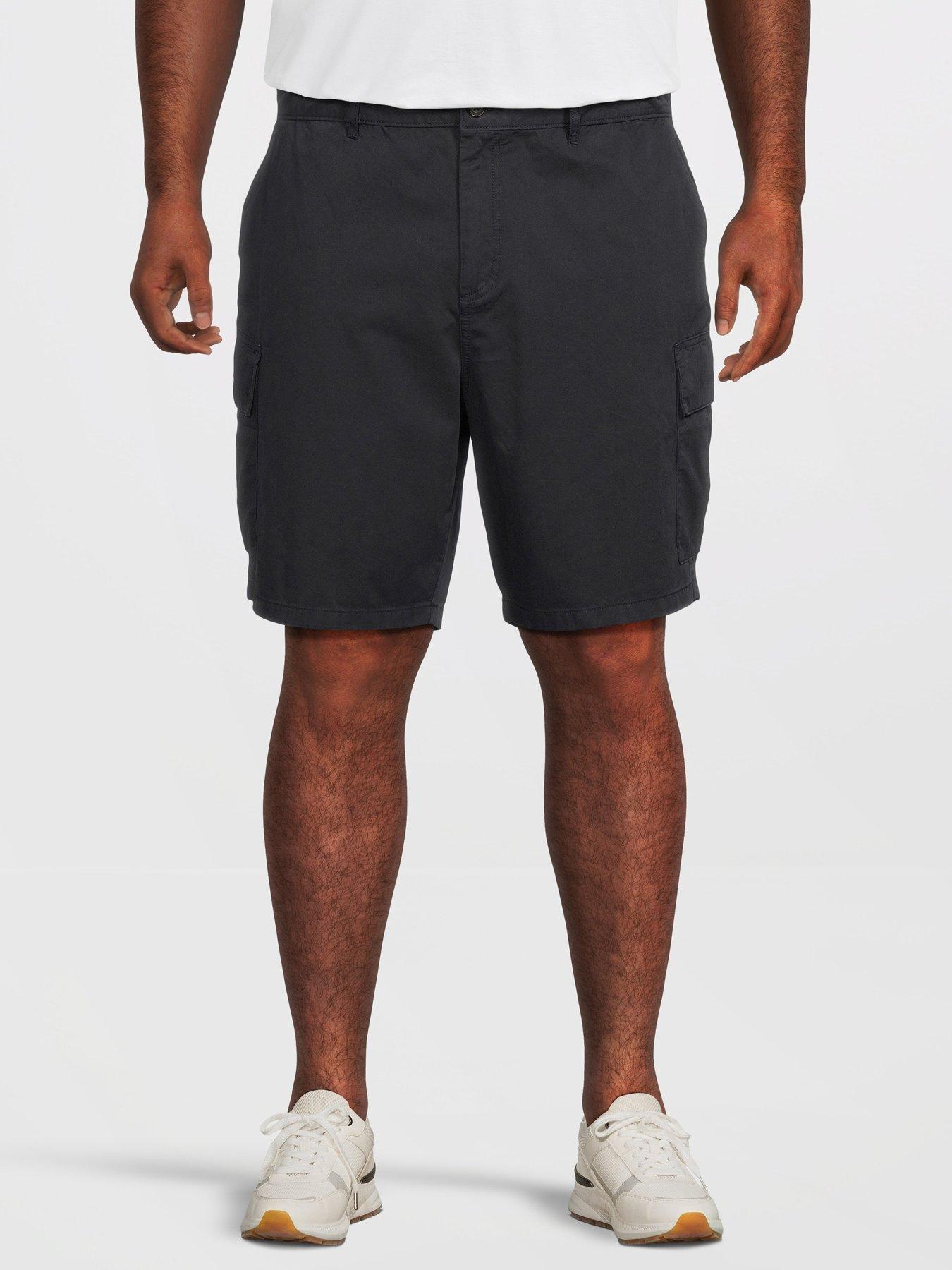 Lyle & Scott Big Tall Cargo Shorts - Black