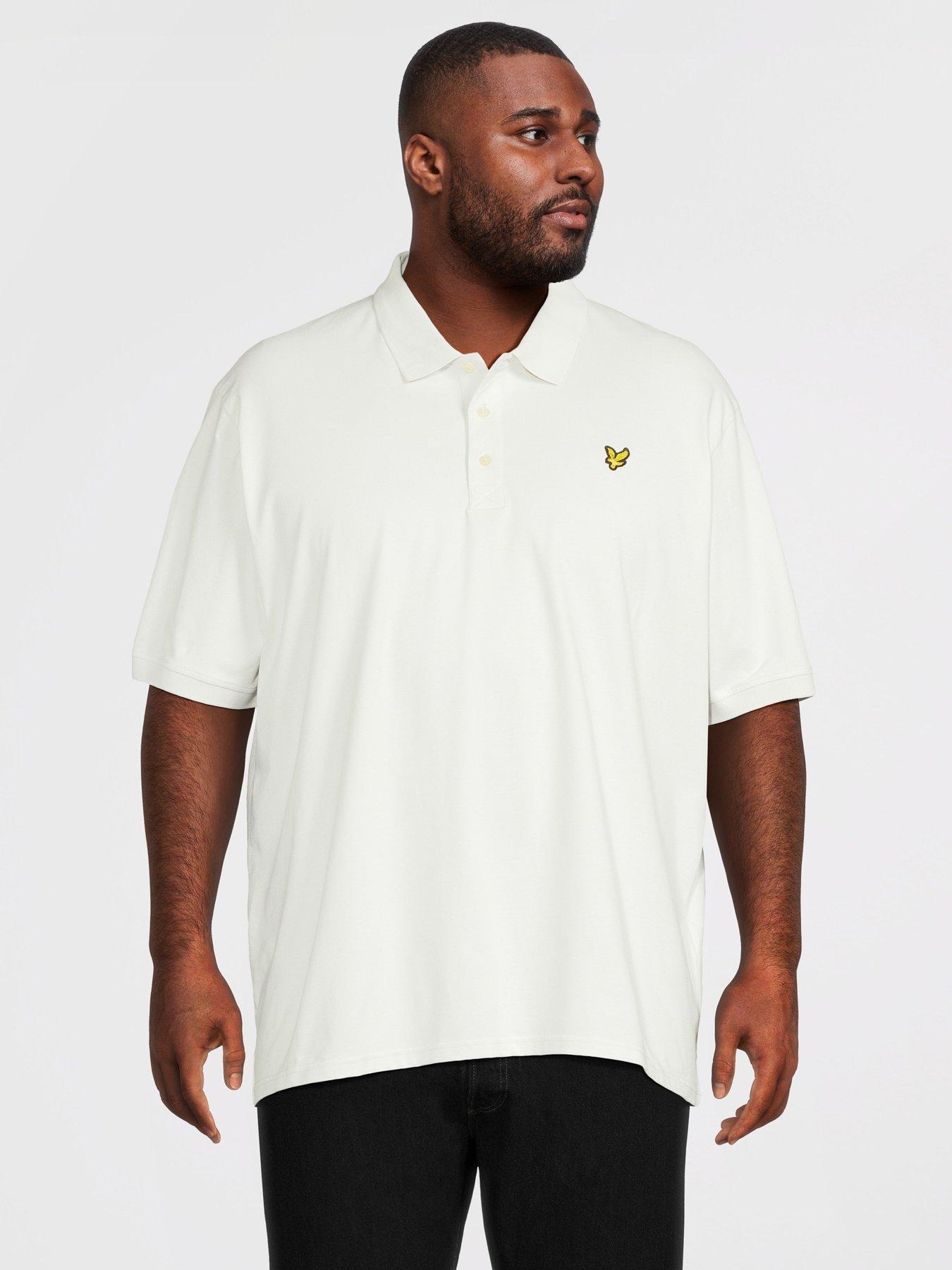 lyle-scott-big-tall-plain-polo-shirt--blue-cream