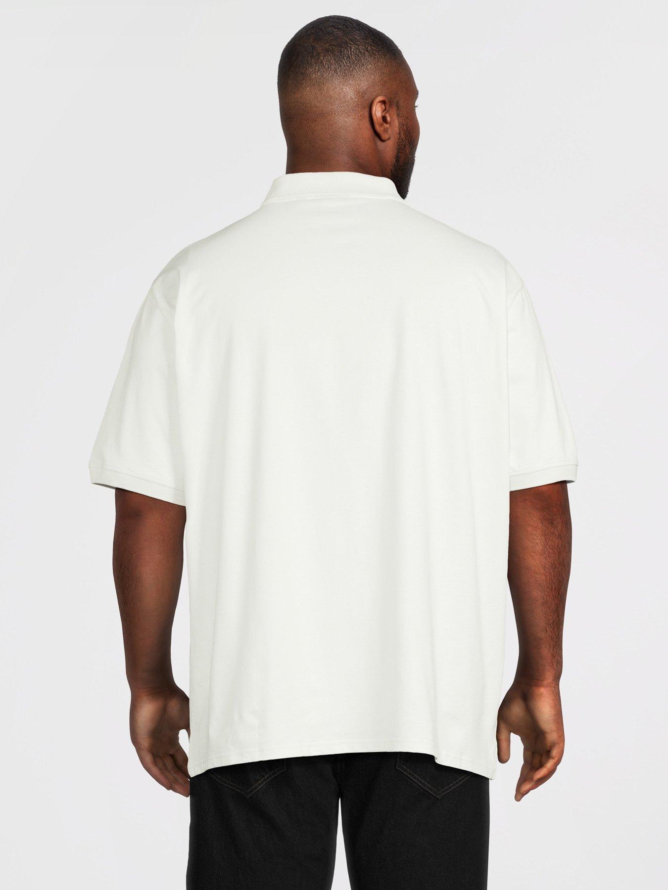 lyle-scott-big-amp-tall-plain-polo-shirt-creamstillFront