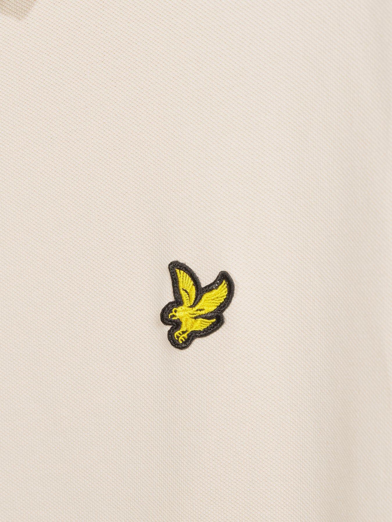 lyle-scott-big-tall-plain-polo-shirt-beigeoutfit
