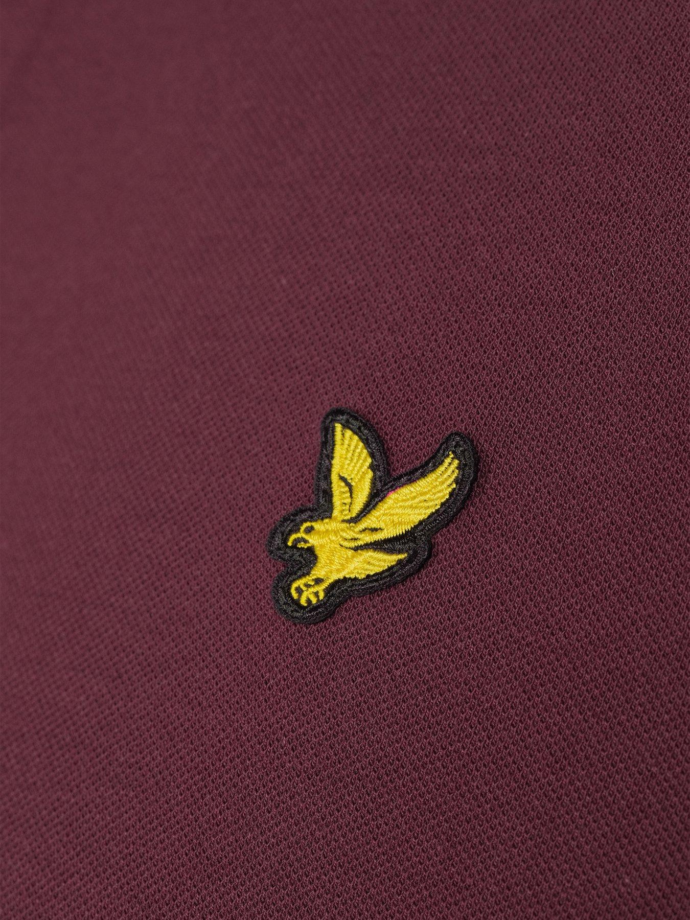 lyle-scott-big-tall-plain-polo-shirt-burgundyoutfit