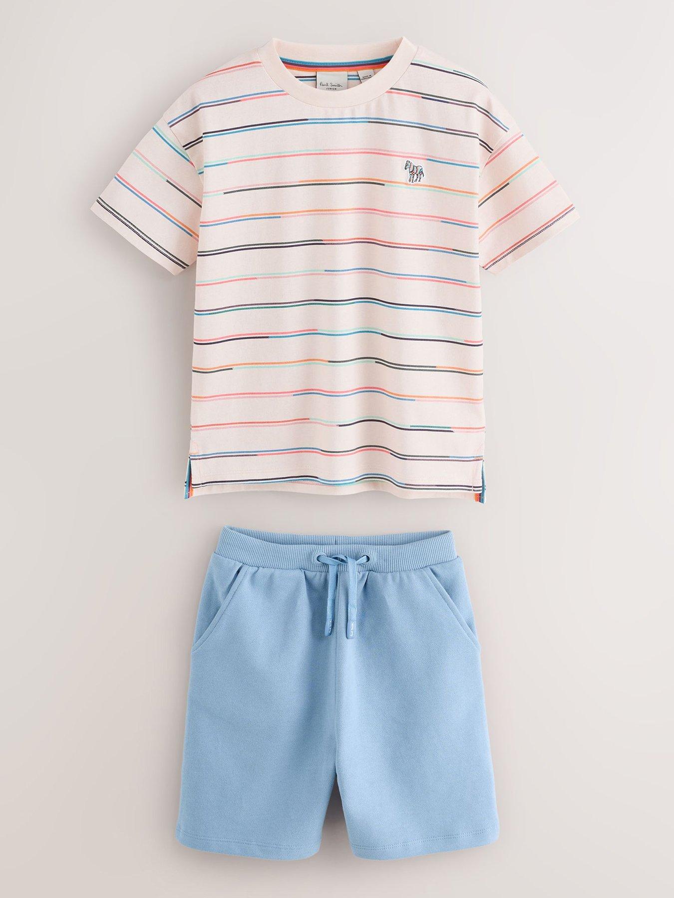paul-smith-junior-boys-striped-sweat-short-set-bluestillFront