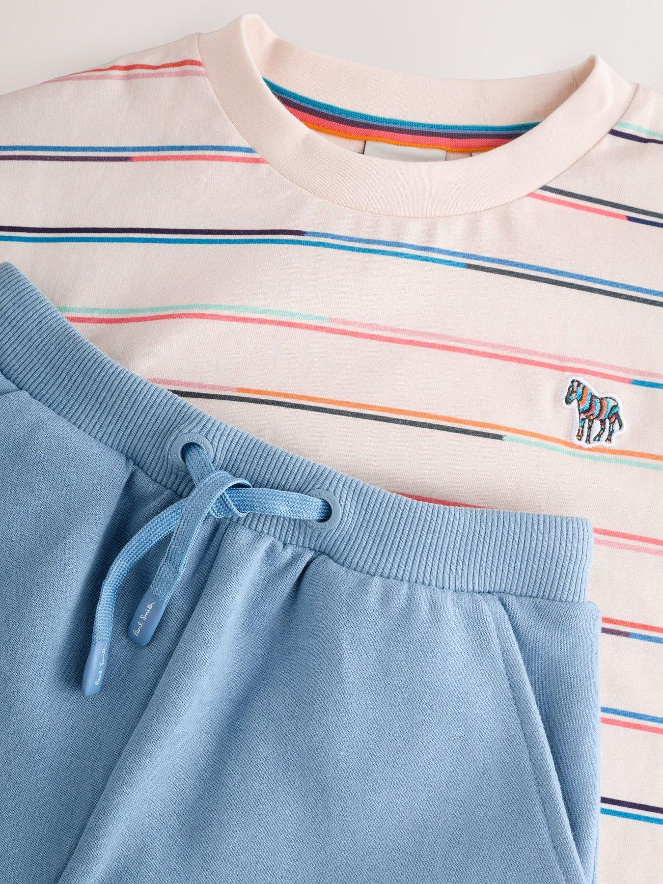 paul-smith-junior-boys-striped-sweat-short-set-blueoutfit