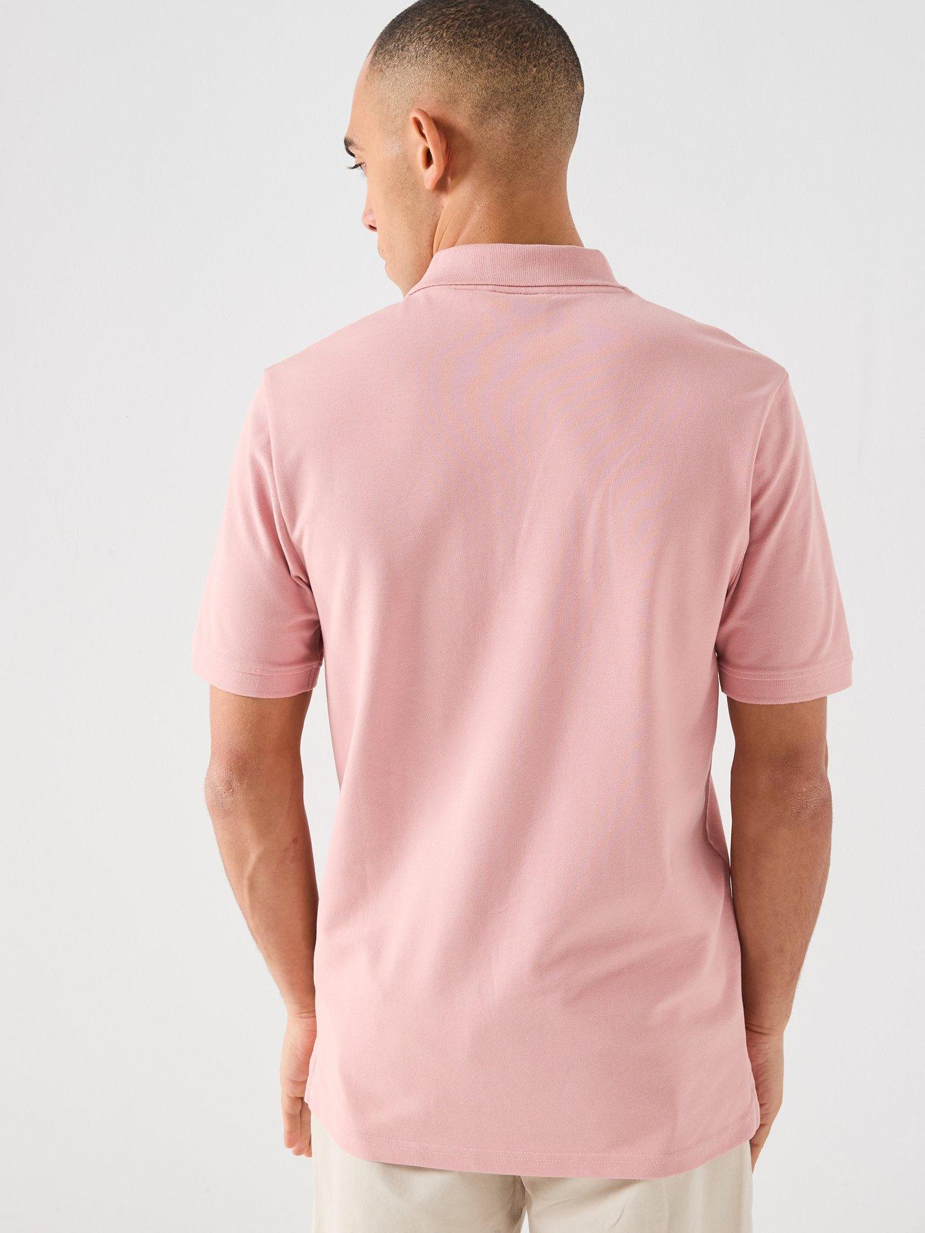 lyle-scott-essentials-plain-polo-shirt-pinkstillFront
