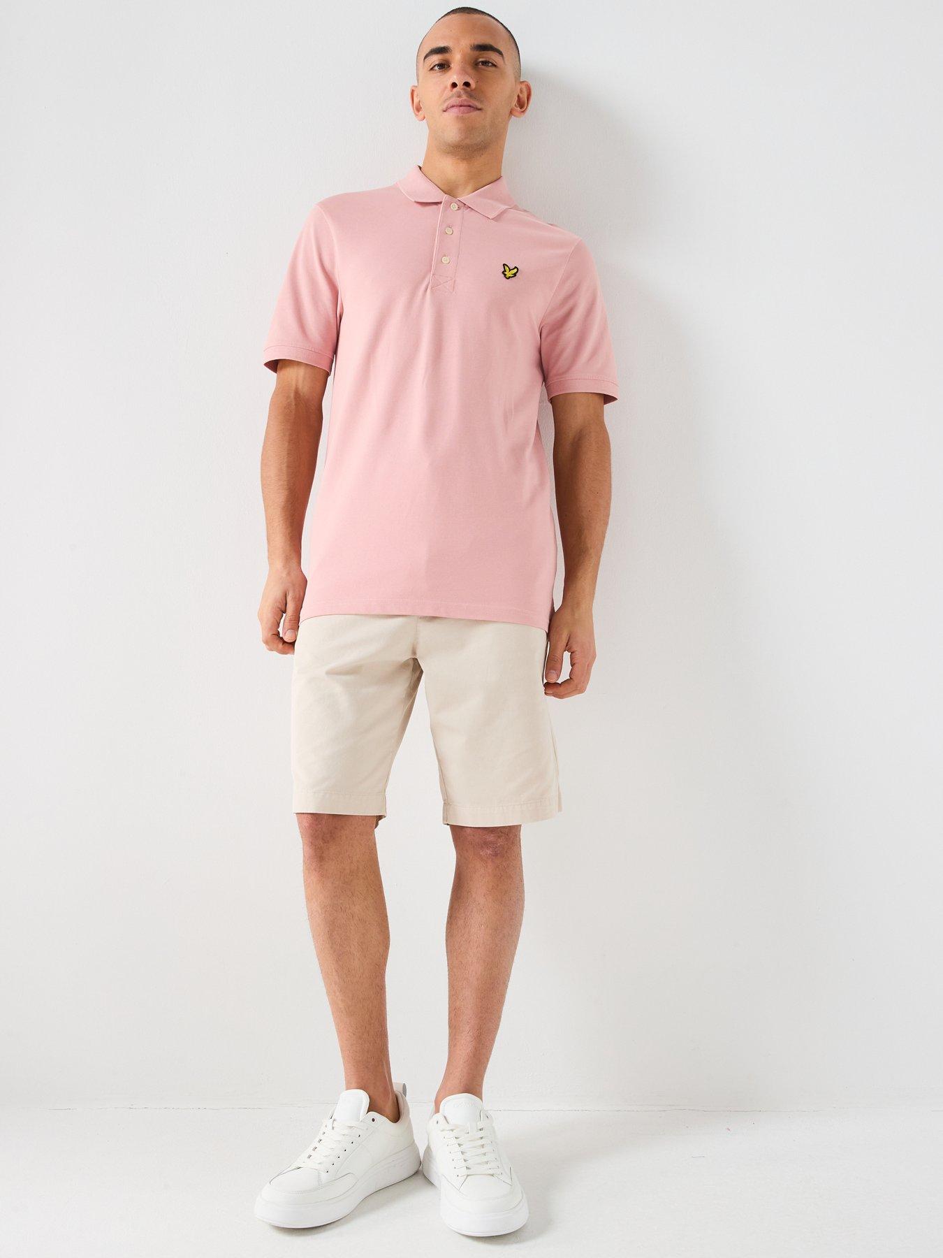lyle-scott-essentials-plain-polo-shirt-pinkdetail