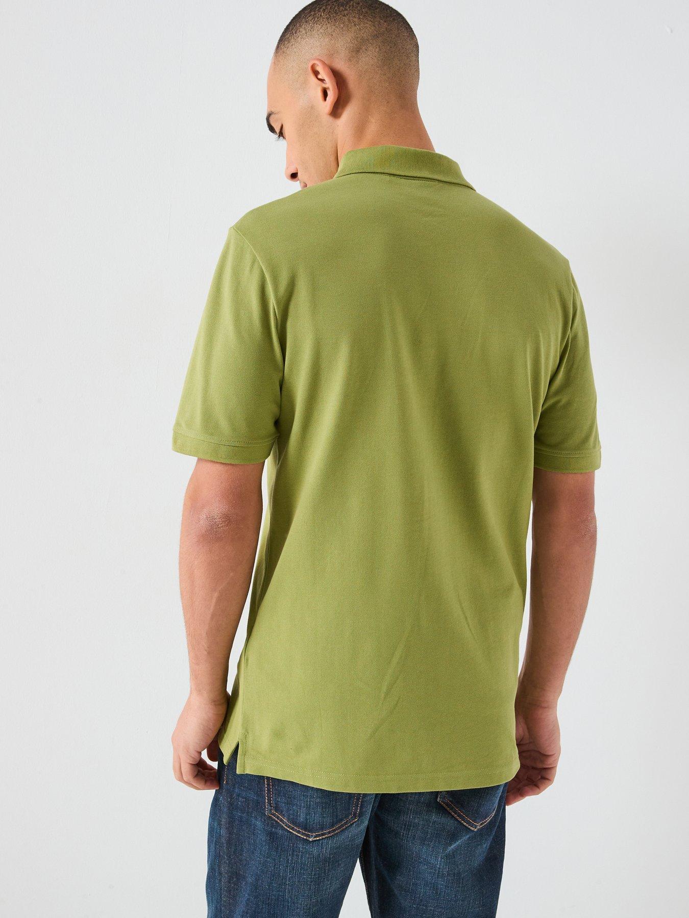 lyle-scott-lyle-amp-scott-essentials-plain-polo-shirt--greenstillFront