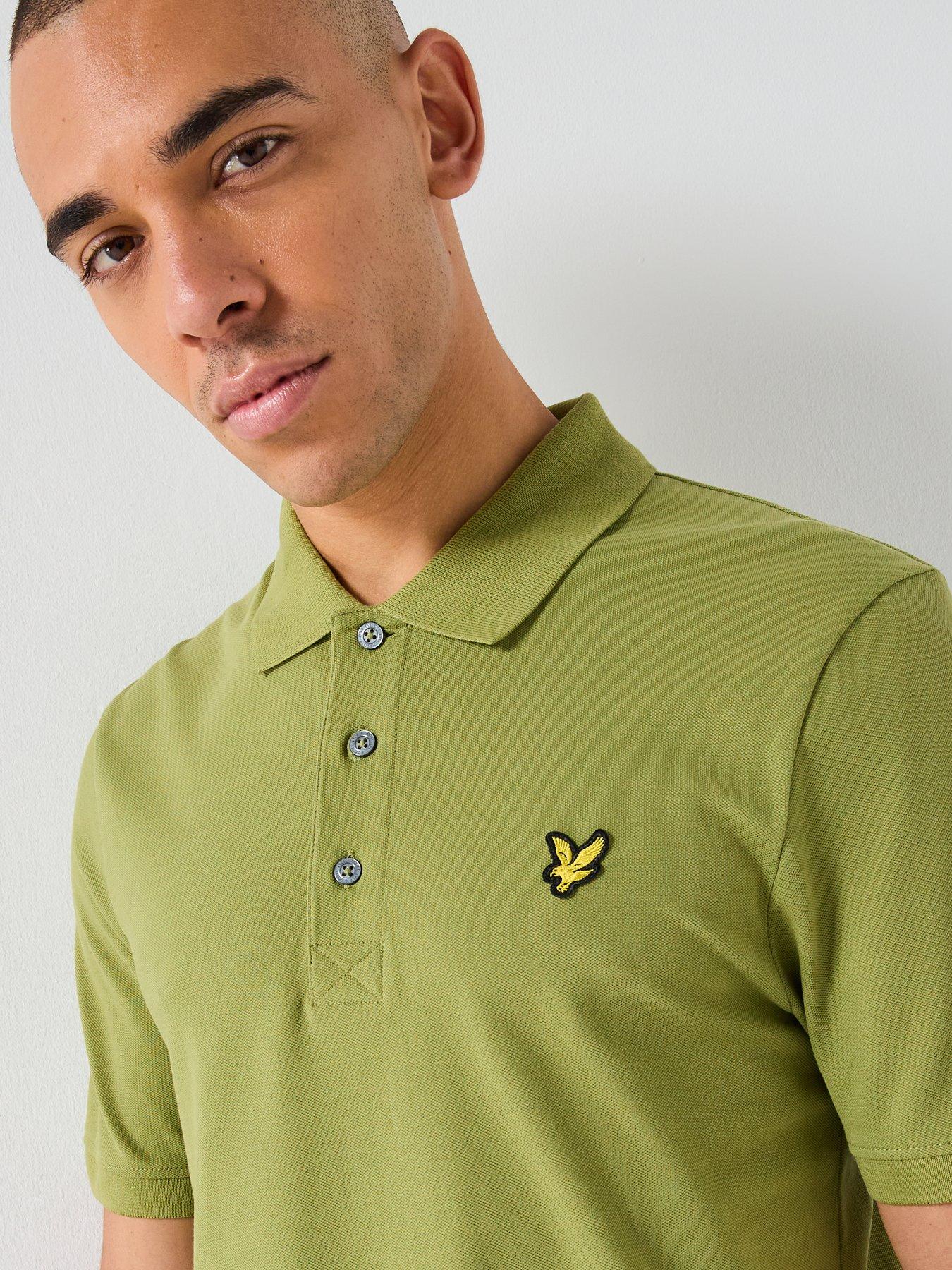 lyle-scott-lyle-amp-scott-essentials-plain-polo-shirt--greenoutfit