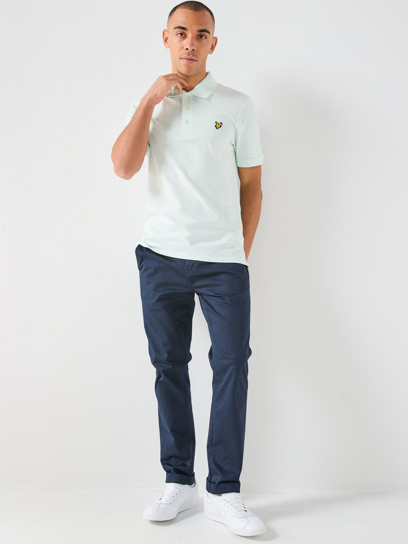 lyle-scott-essentials-plain-polo-shirt--blue-light-blueback