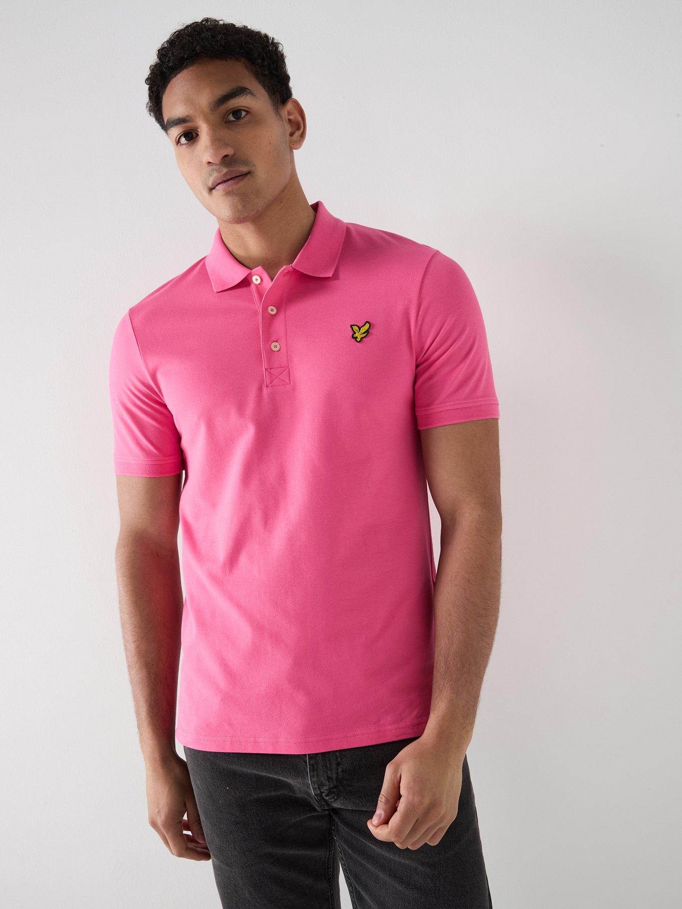 Lyle & Scott Essentials Plain Polo Shirt - Pink