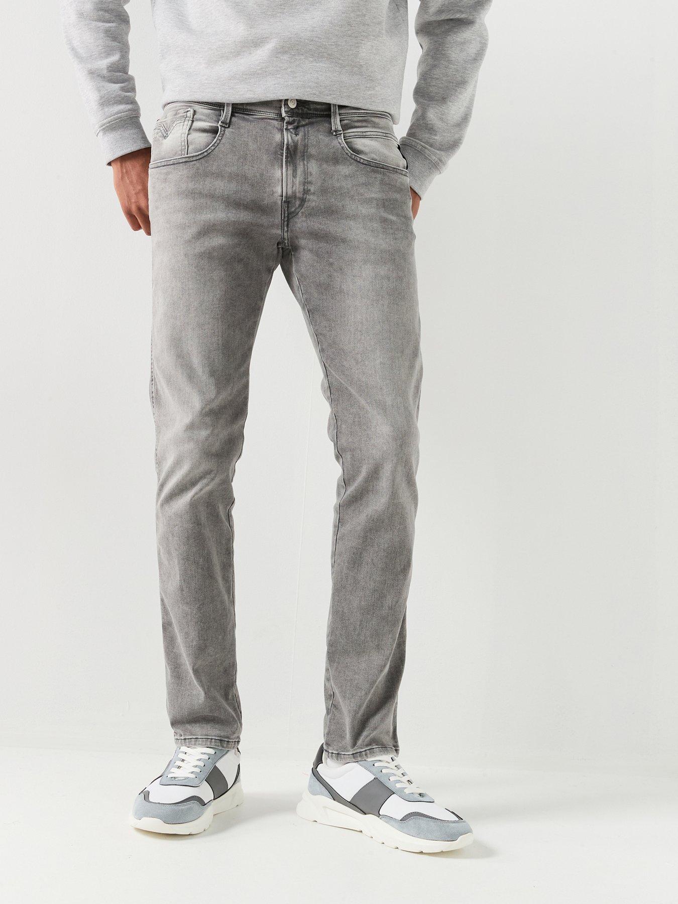 Anbass Slim Hyperflex Jeans - Grey