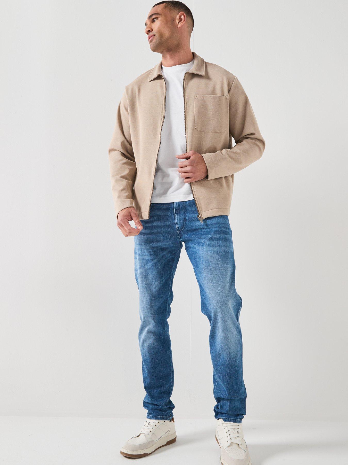 Image 4 of 6 of Replay Anbass Slim Hyperflex Jeans - Blue