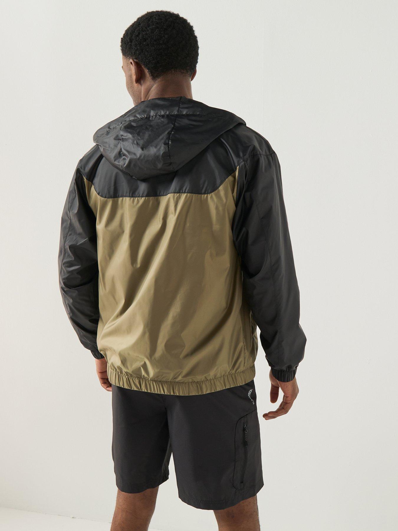 Image 2 of 5 of Puma Mens Relaxed Windbreaker - Khaki Green